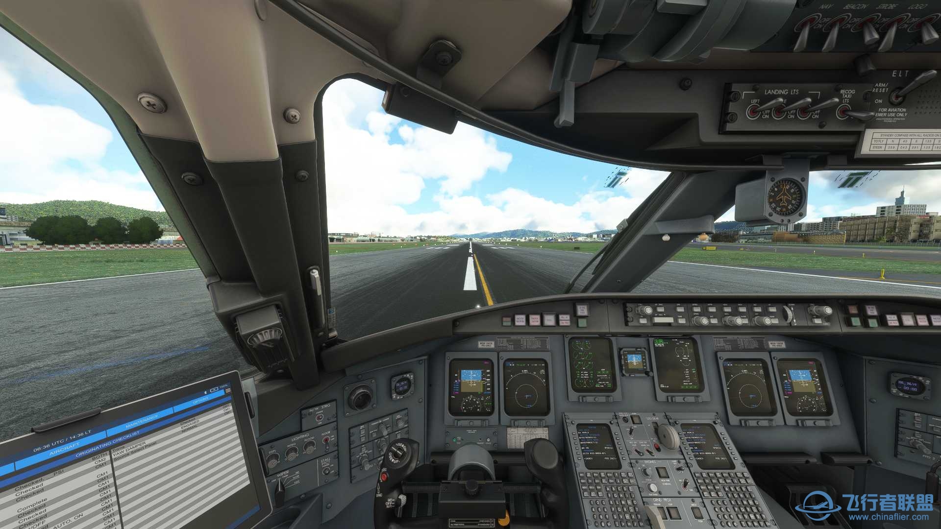 MFS CRJ HUD黑屏以及方向舵副翼一直位于偏转位-9285 