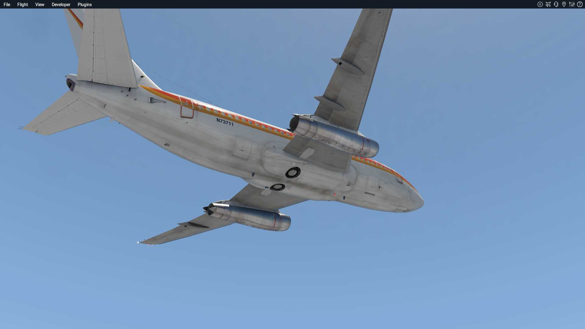 阿罗哈航空737-200 N73711（阿罗哈243当班飞机）-678 