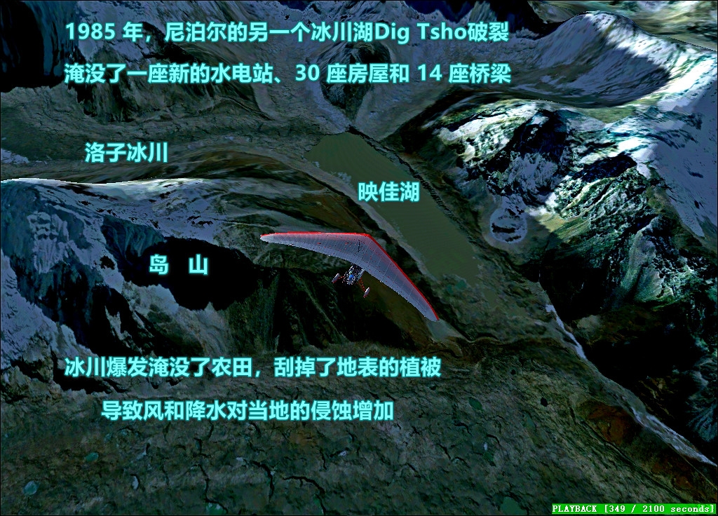 连载204珠穆朗玛峰、洛子峰-航拍喜马拉雅-2784 