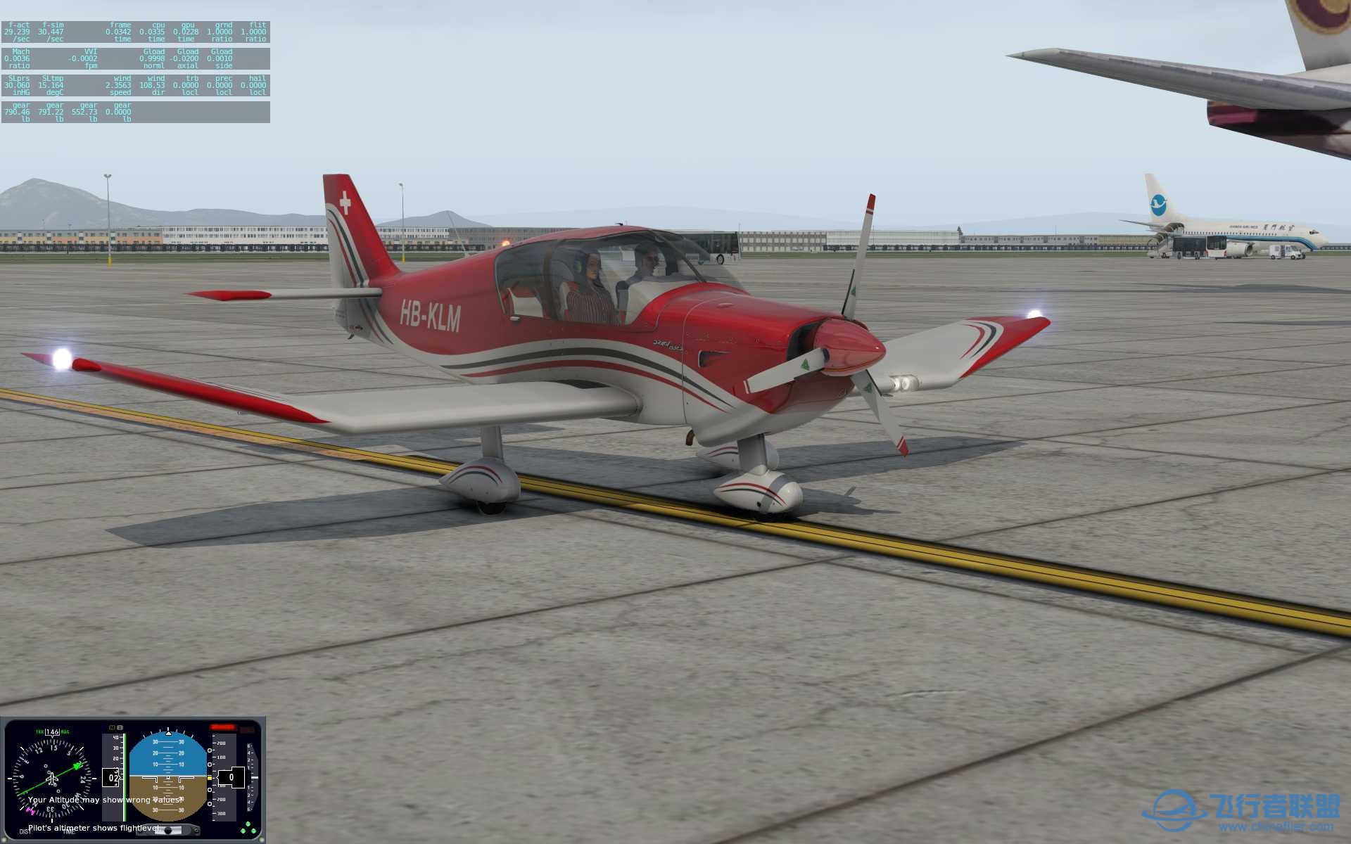 X-Plane 11机模介绍—— 法国DR401 - 155 CDI-6634 