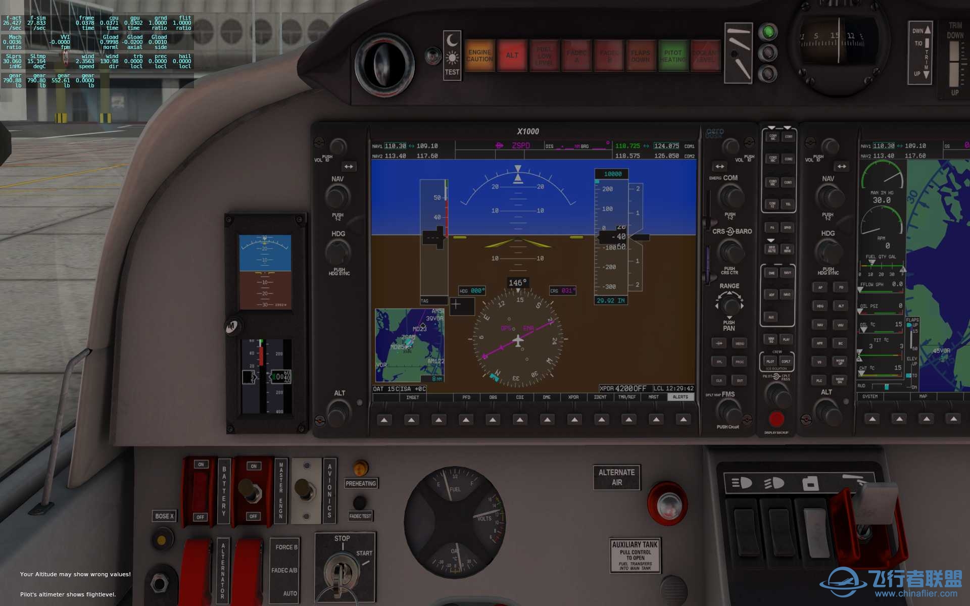 X-Plane 11机模介绍—— 法国DR401 - 155 CDI-8856 