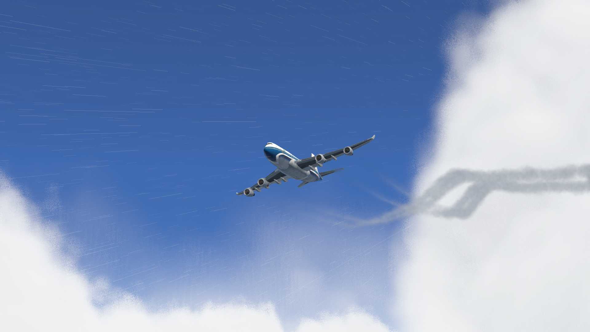 [X-Plane] 阴雨之上，亦是晴空-7259 