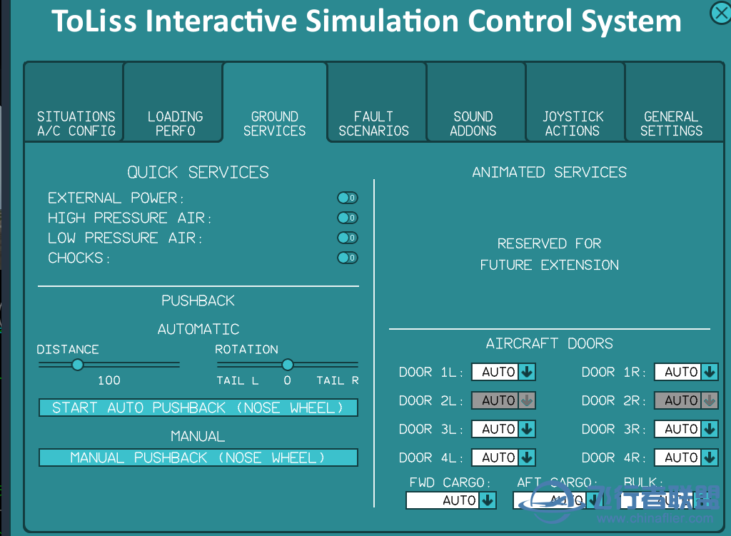 我的toliss a321 v1.3.2版本，自己冷舱启动之后，没有办法滑行-5154 