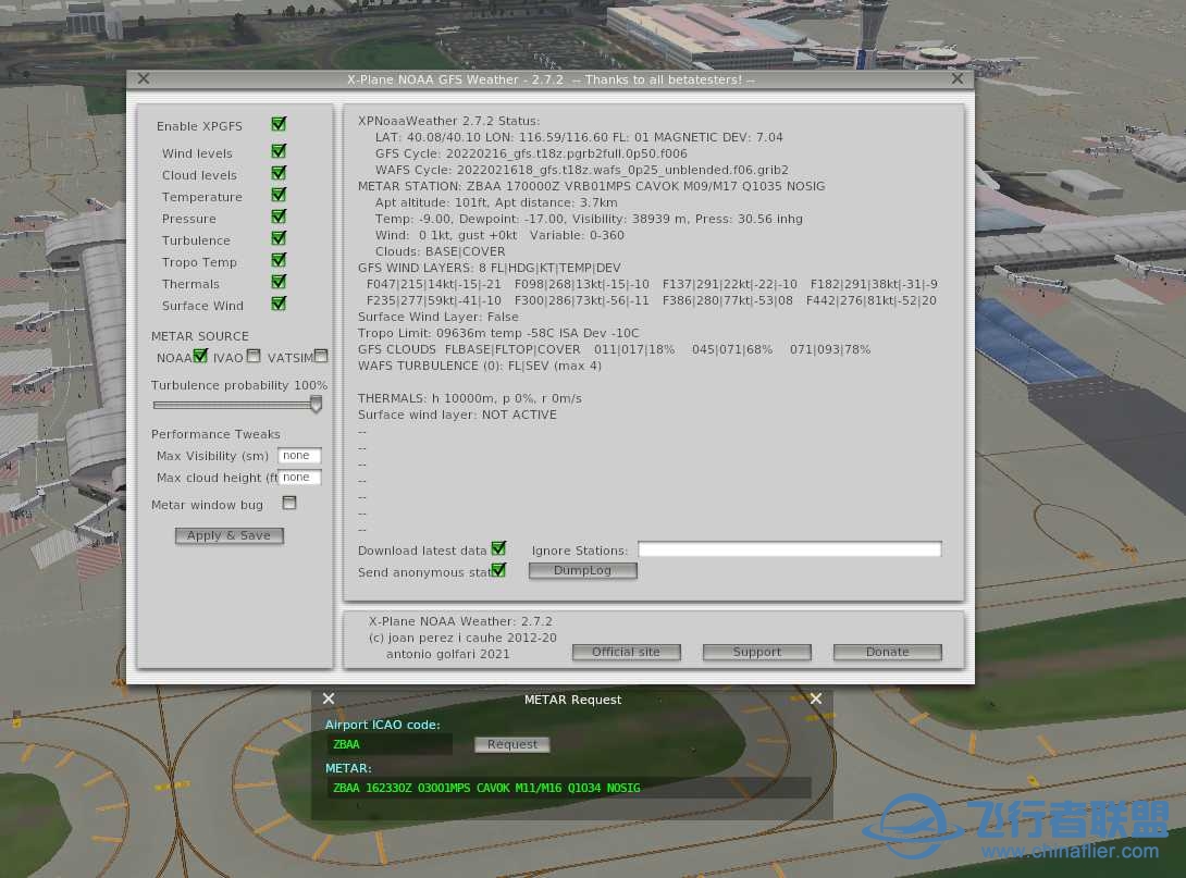 [XPGFS] Xplane NOAA 全球预报天气2.7.2-6300 