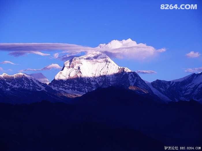 连载210道拉吉里峰-航拍喜马拉雅-5001 