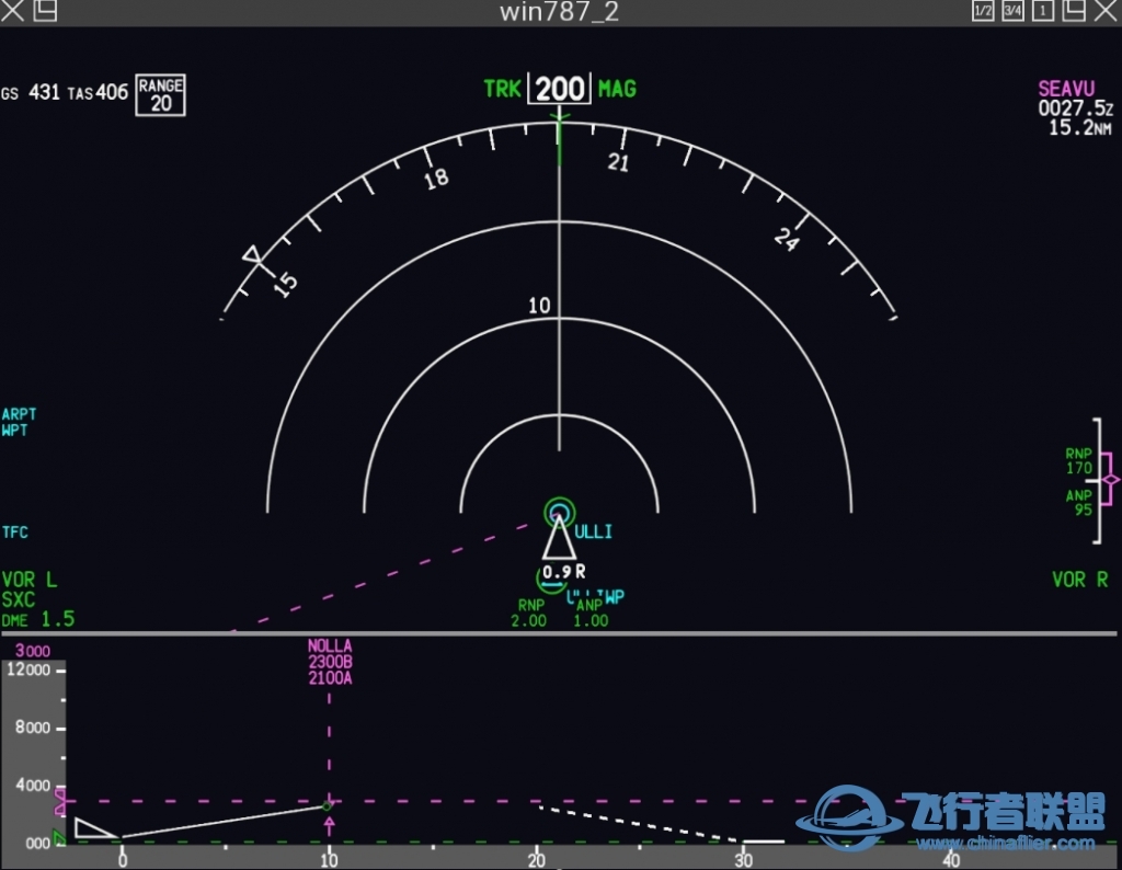 FlightFactor 预览波音 787 EFIS-8785 