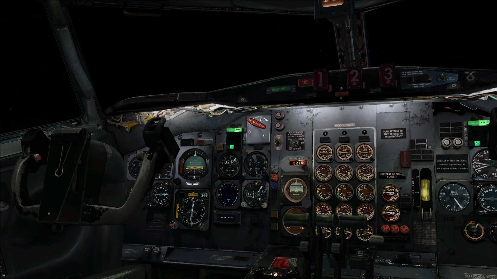 【FSX】波音727 · 夜-9260 