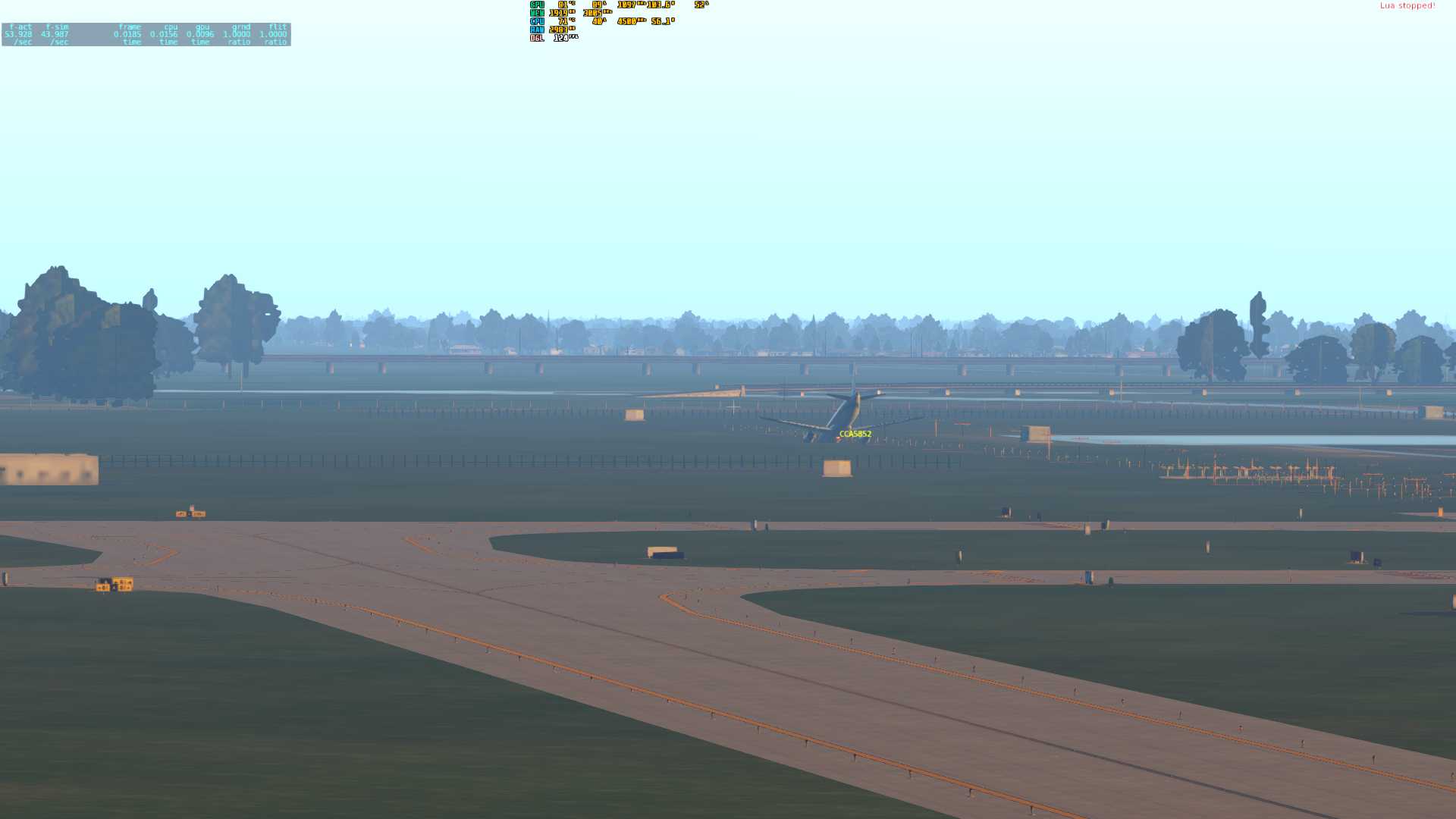 UPS A300降落浦东-6952 