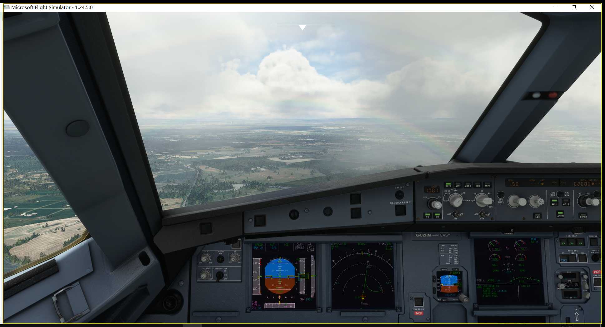landing in rainbow-700 