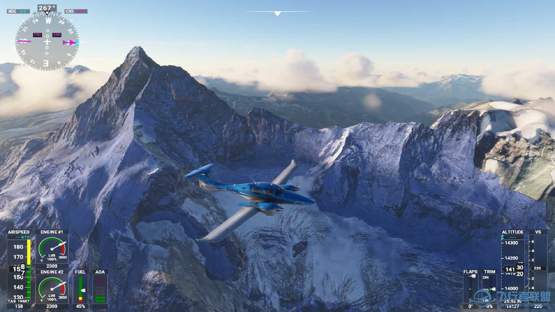 微软模拟飞行云端旅行-马特洪峰-2788 