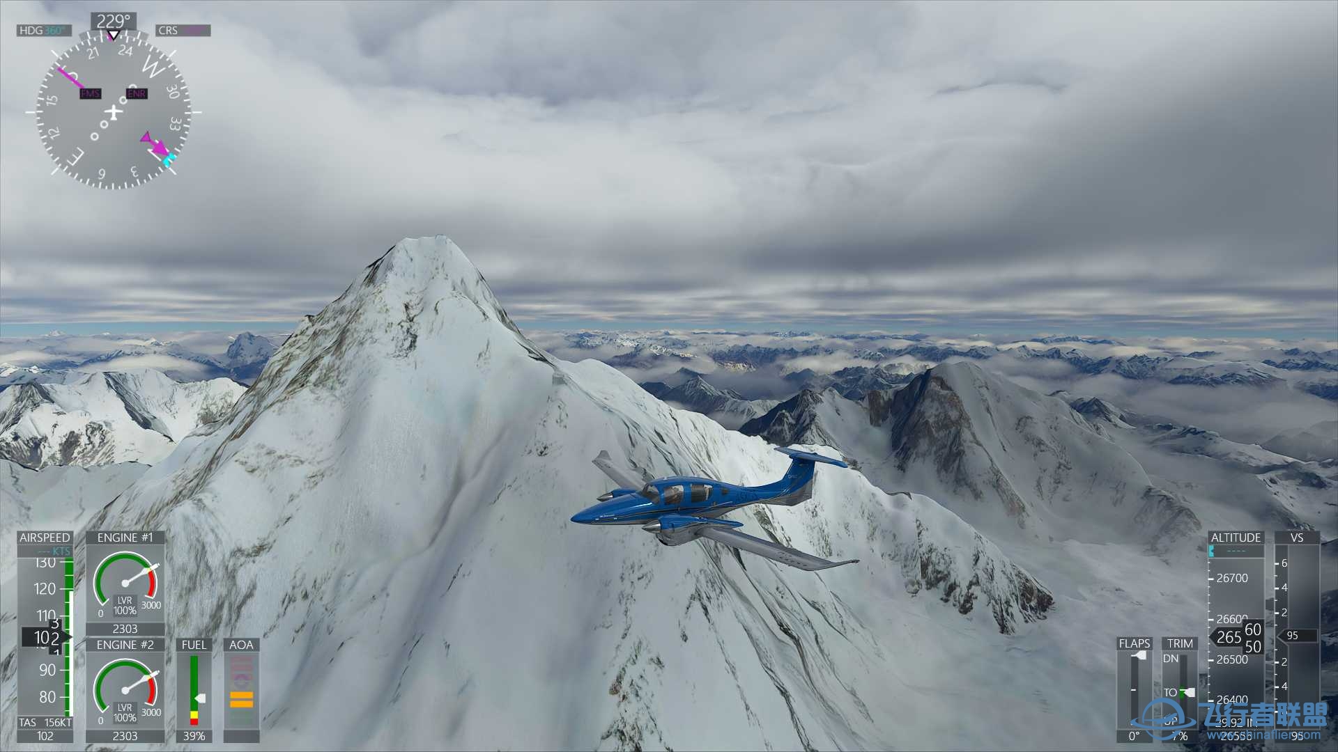 微软模拟飞行-K2峰-2080 