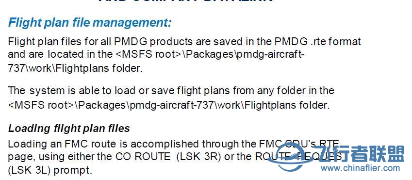 pmdg737如何导入simbrief的航路计划文件-3072 