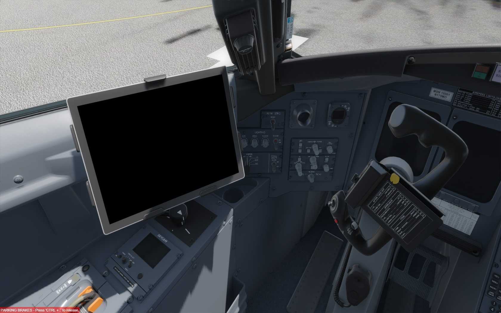 Aerosoft CRJ突然黑屏、驾驶盘左转到底？-397 