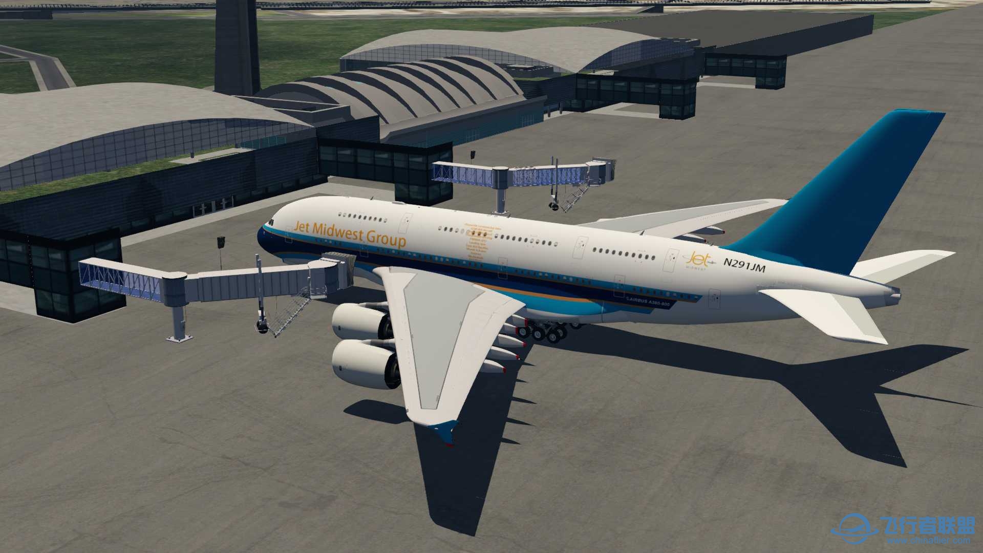 【首发自制】peterhagerA380南航退役A380jet midwest group涂装-95 