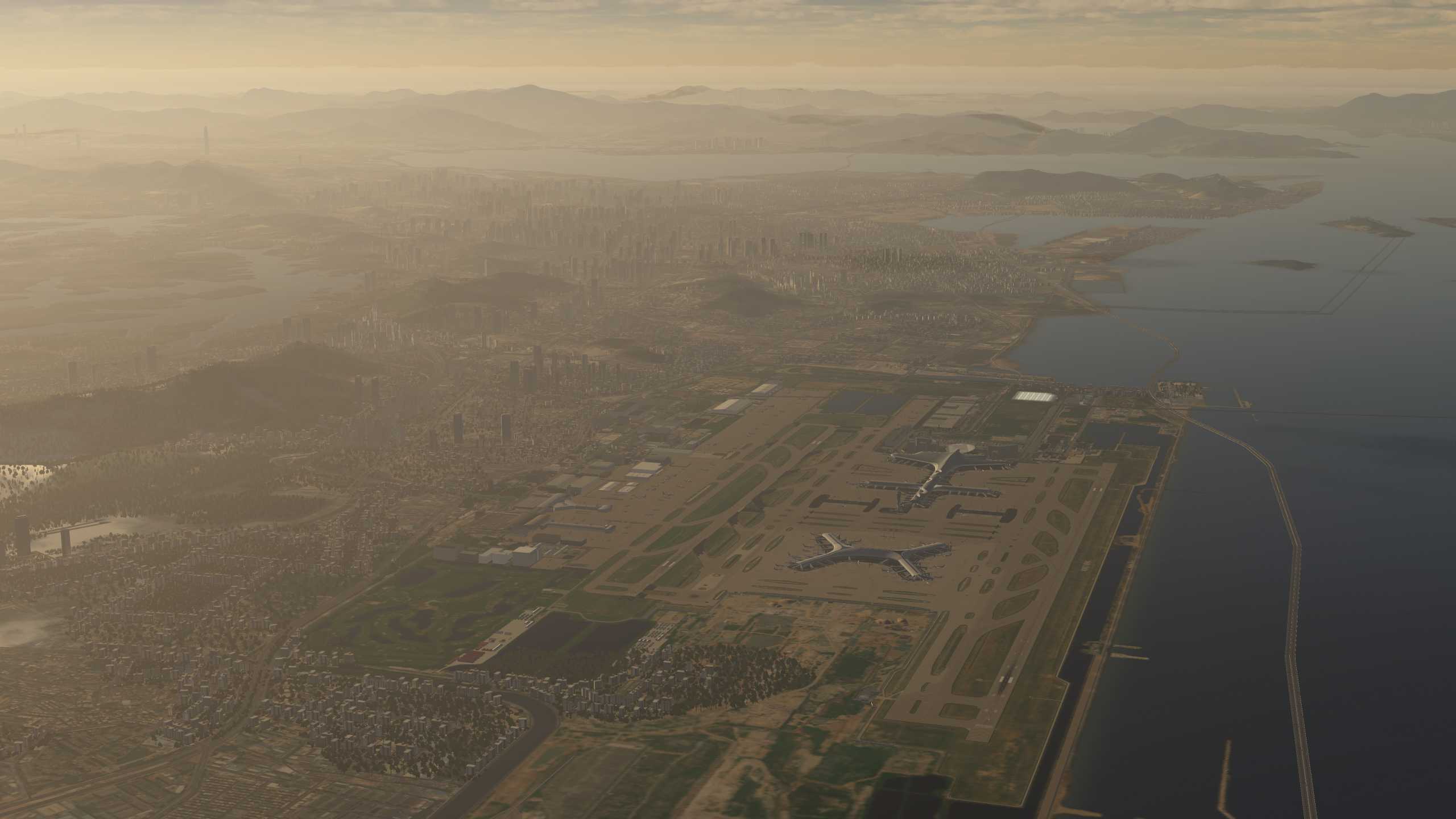 XP11 深圳 初阳下的美景-7613 