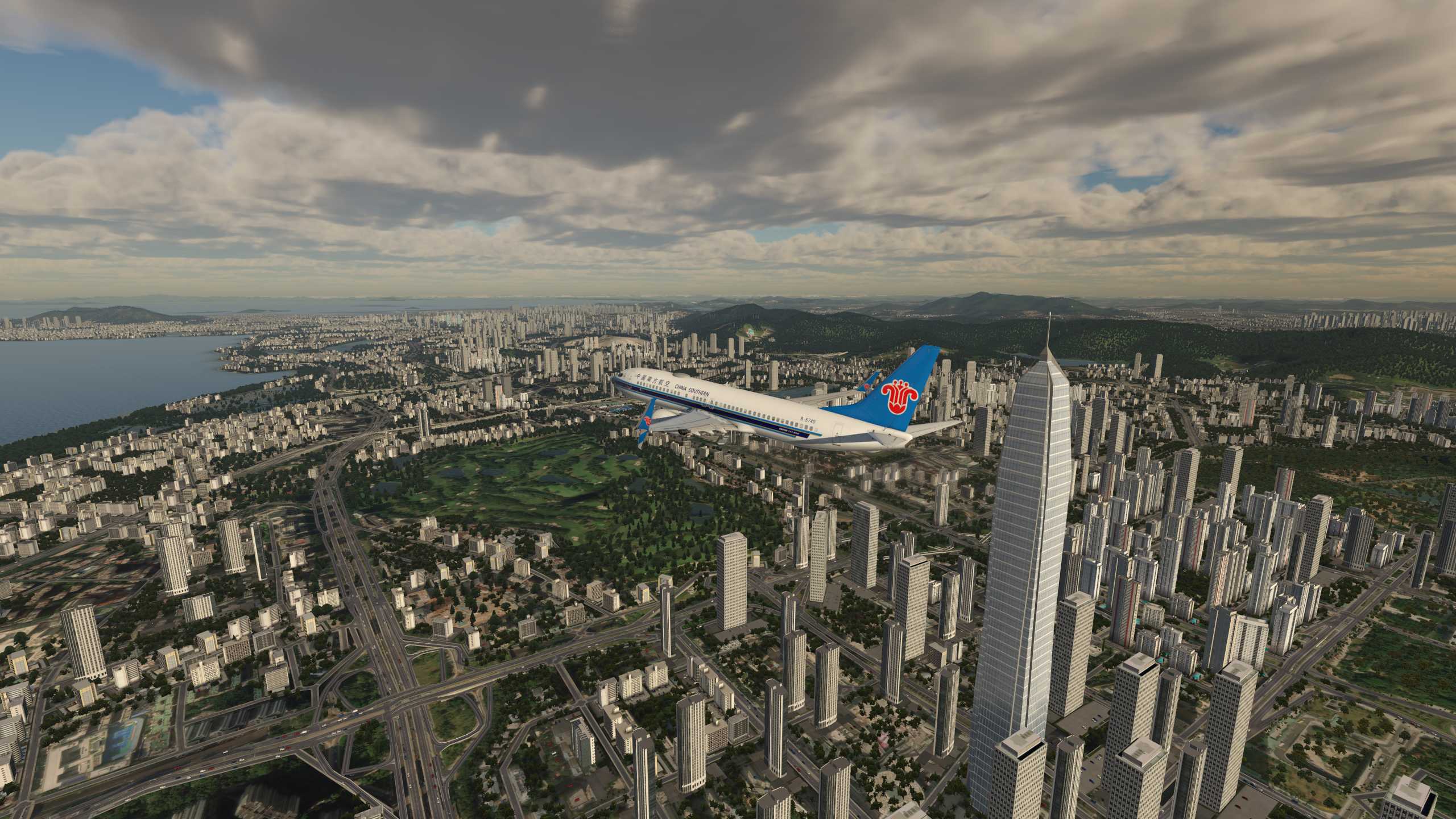 XP11 深圳 初阳下的美景-8282 