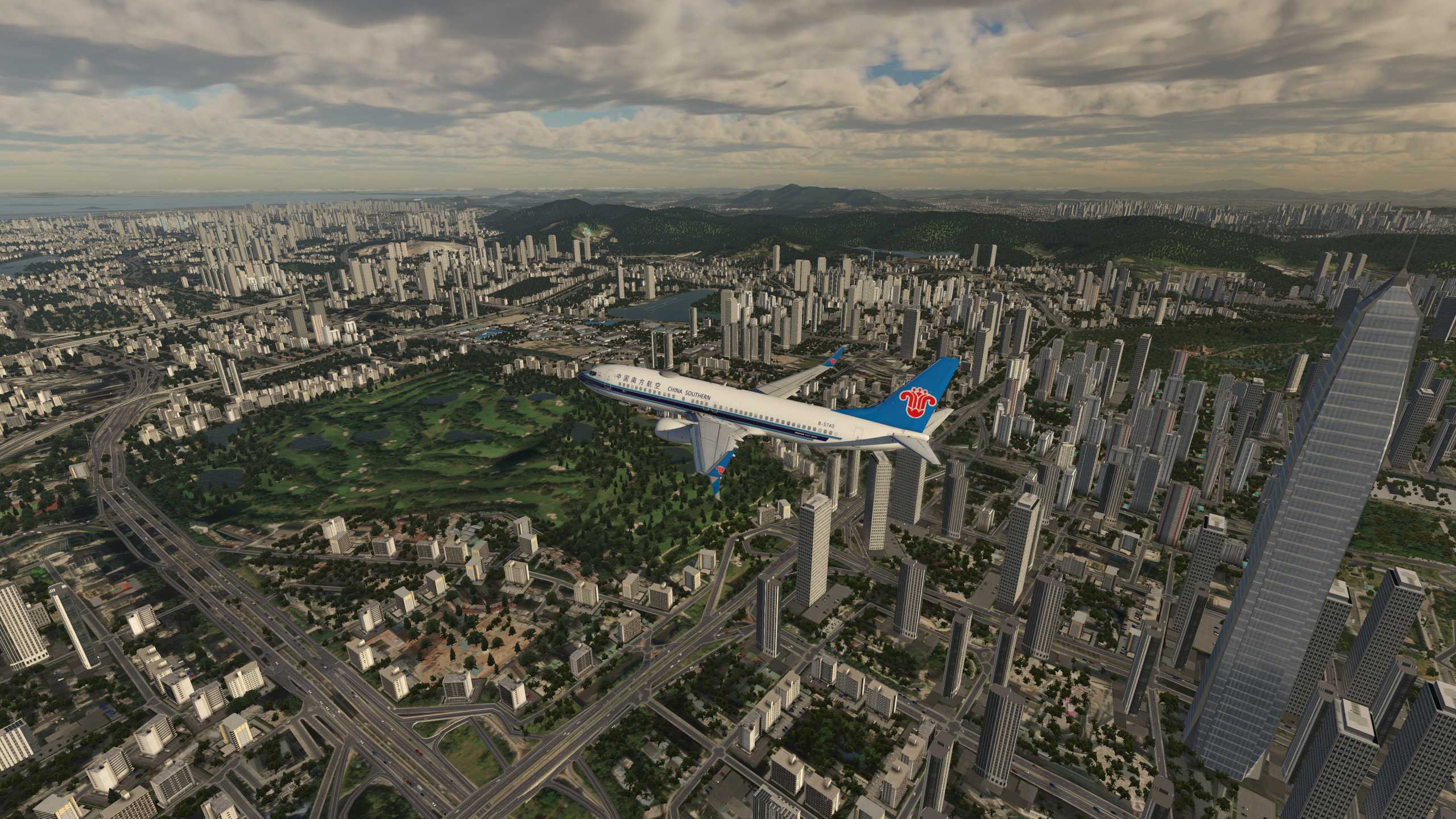 XP11 深圳 初阳下的美景-5905 