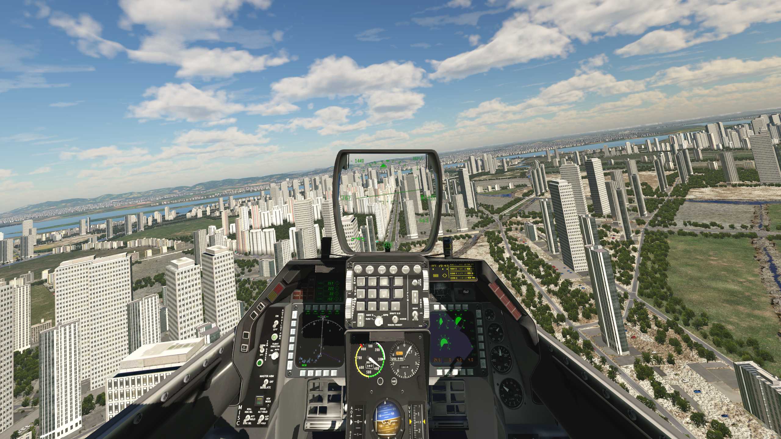 XP11 南京市中心那幢高楼居然是X-Plane大厦-2123 