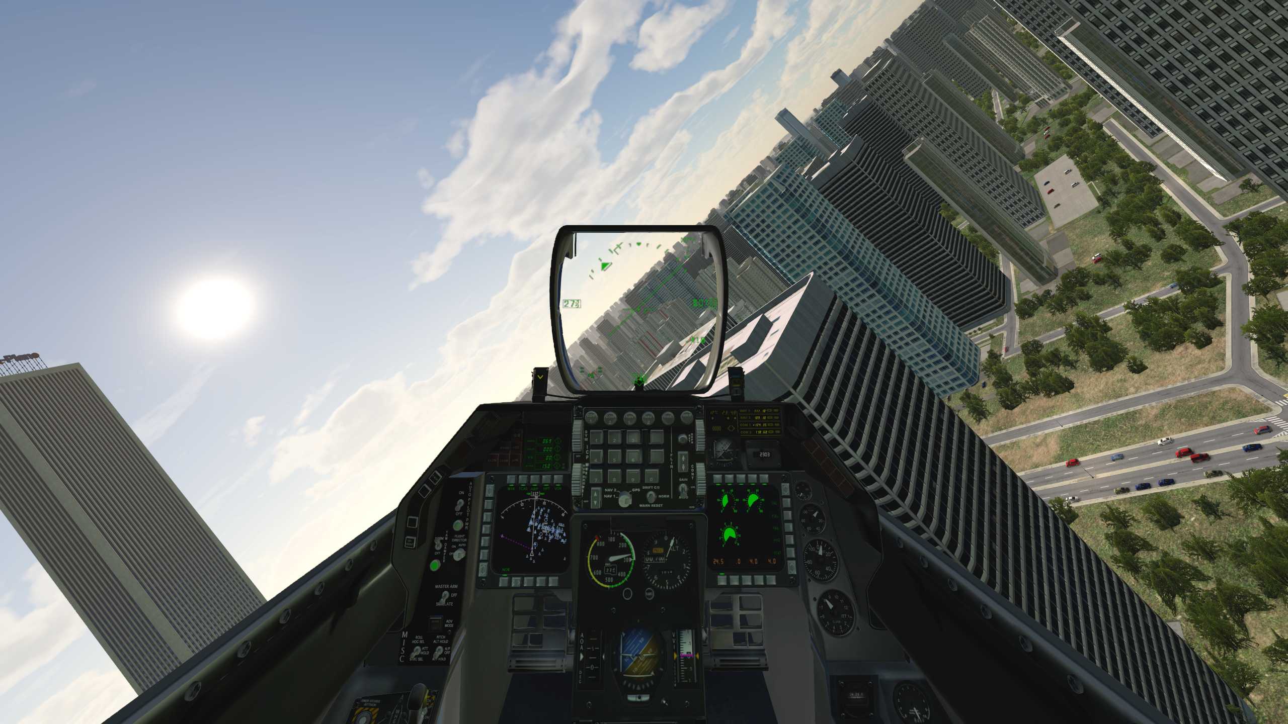 XP11 南京市中心那幢高楼居然是X-Plane大厦-3473 