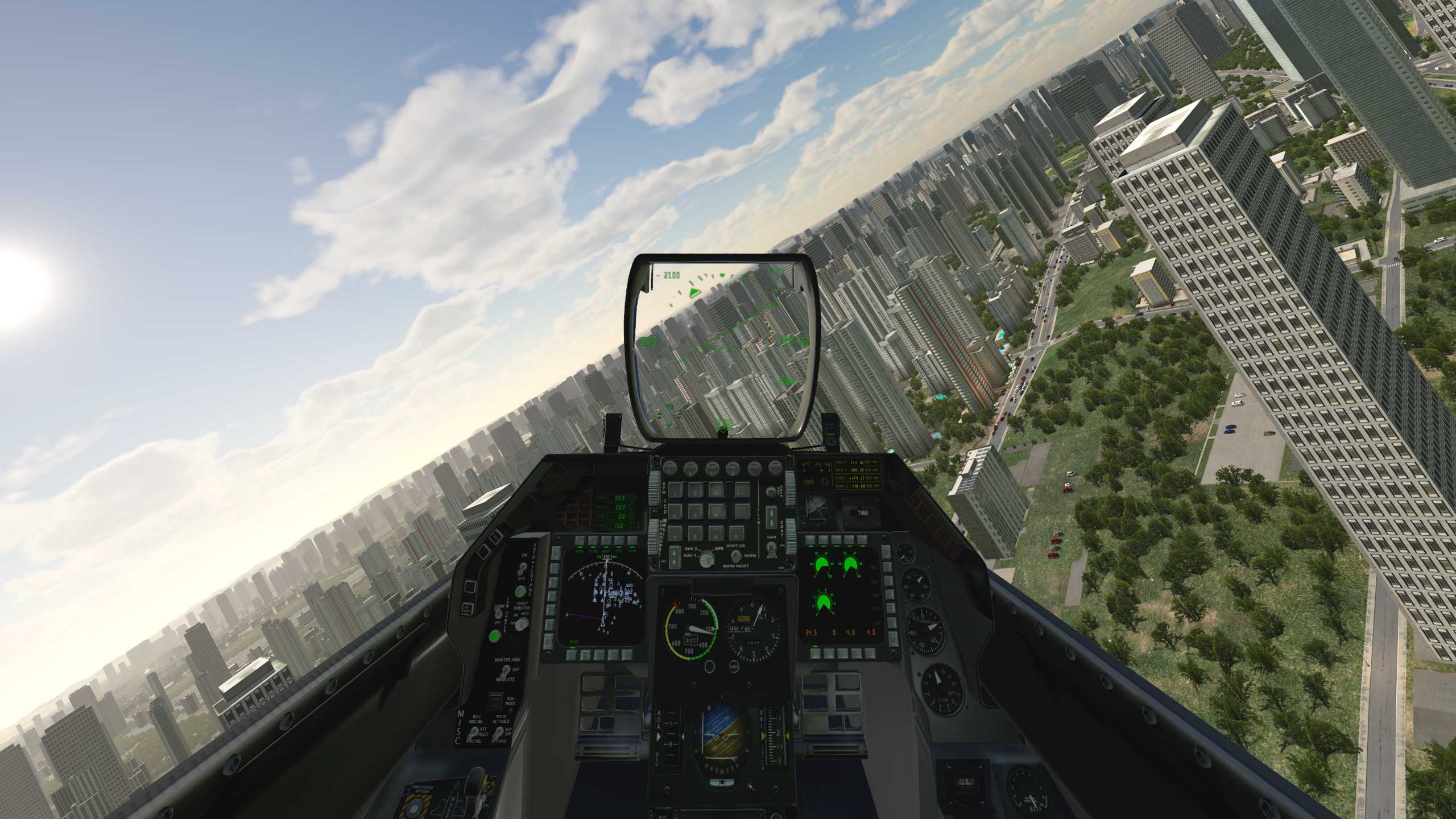 XP11 南京市中心那幢高楼居然是X-Plane大厦-4670 