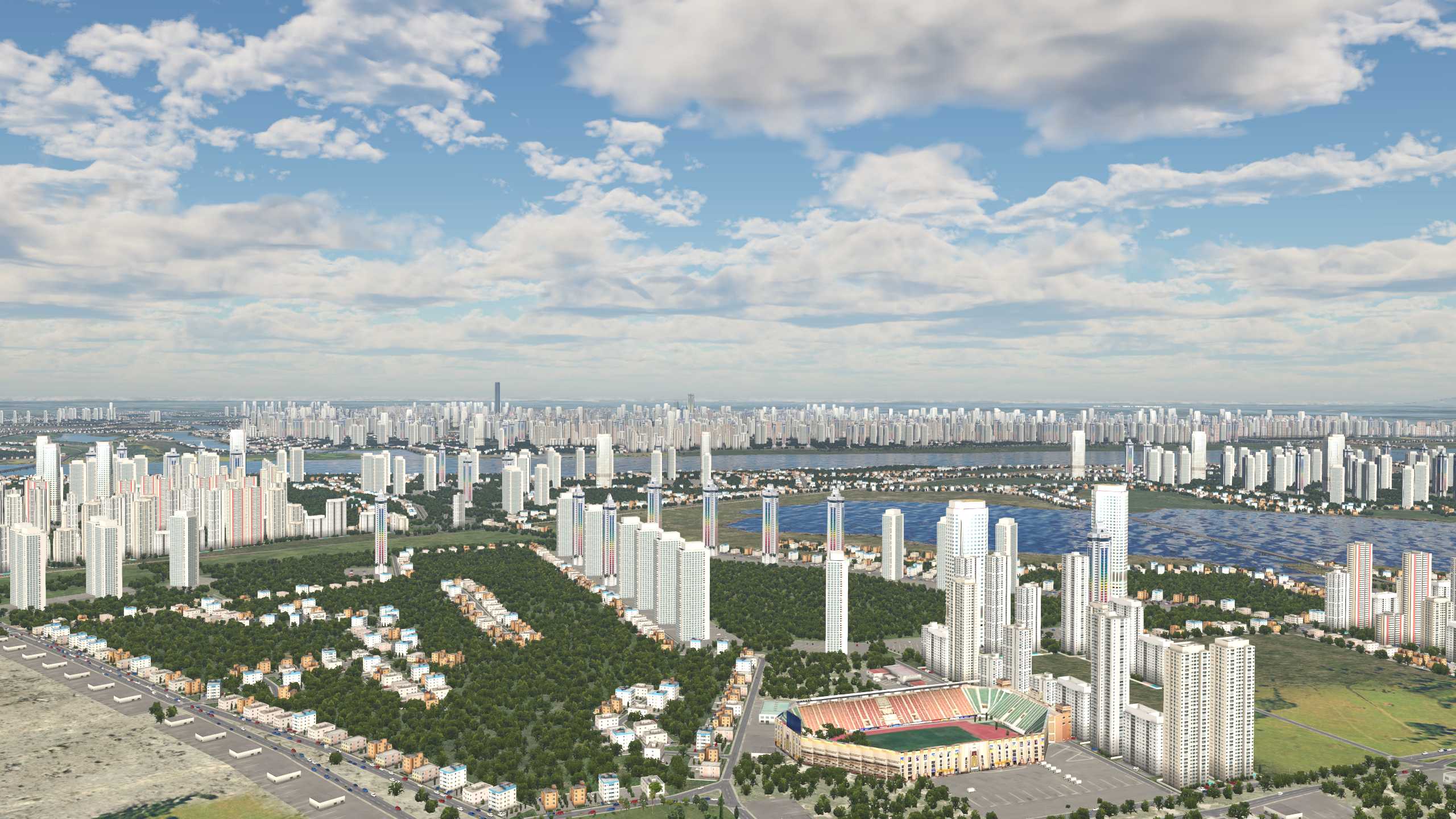 XP11 城市地景-----升级版武汉市-4113 