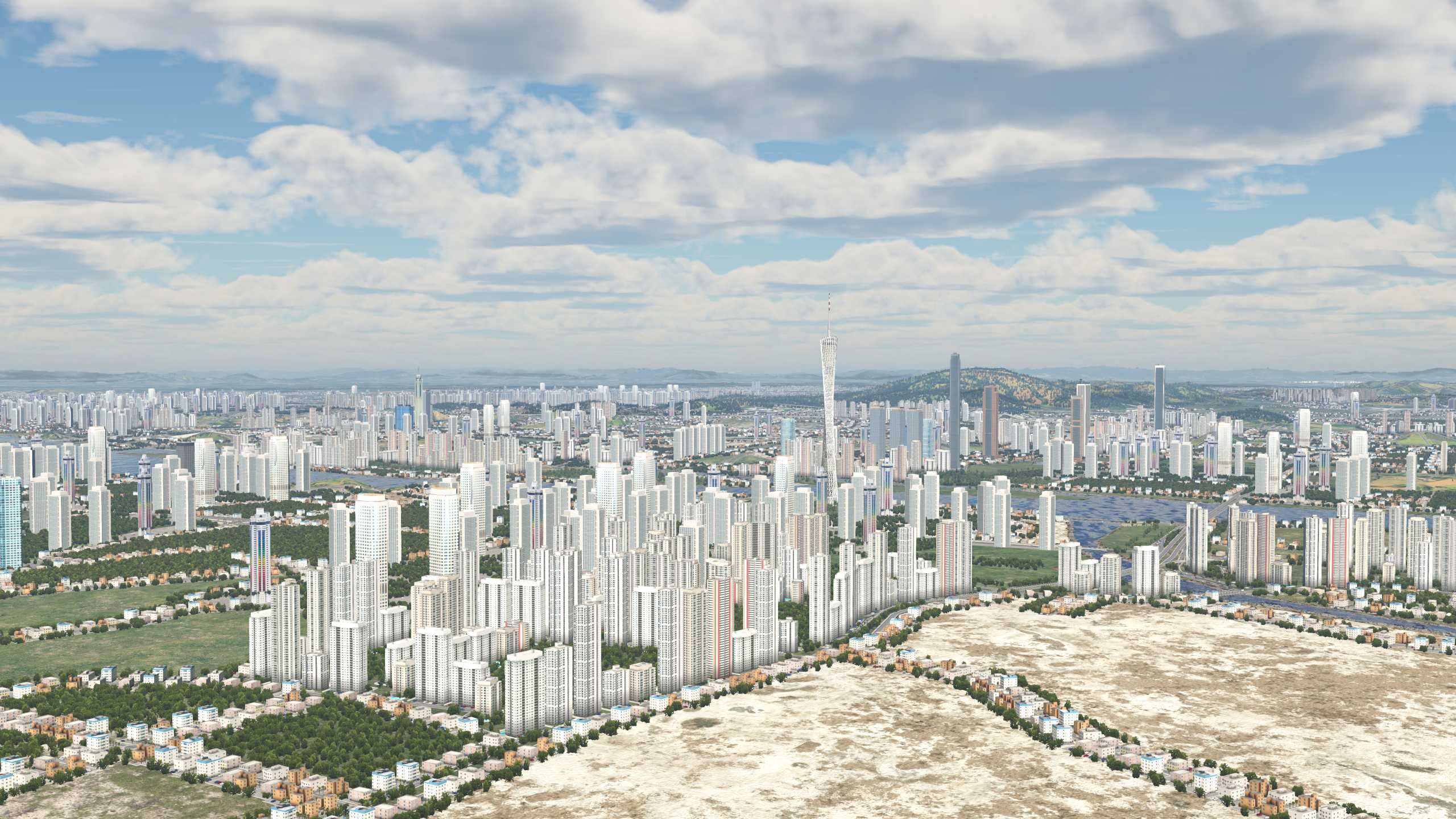 XP11 城市地景-----广州-3172 