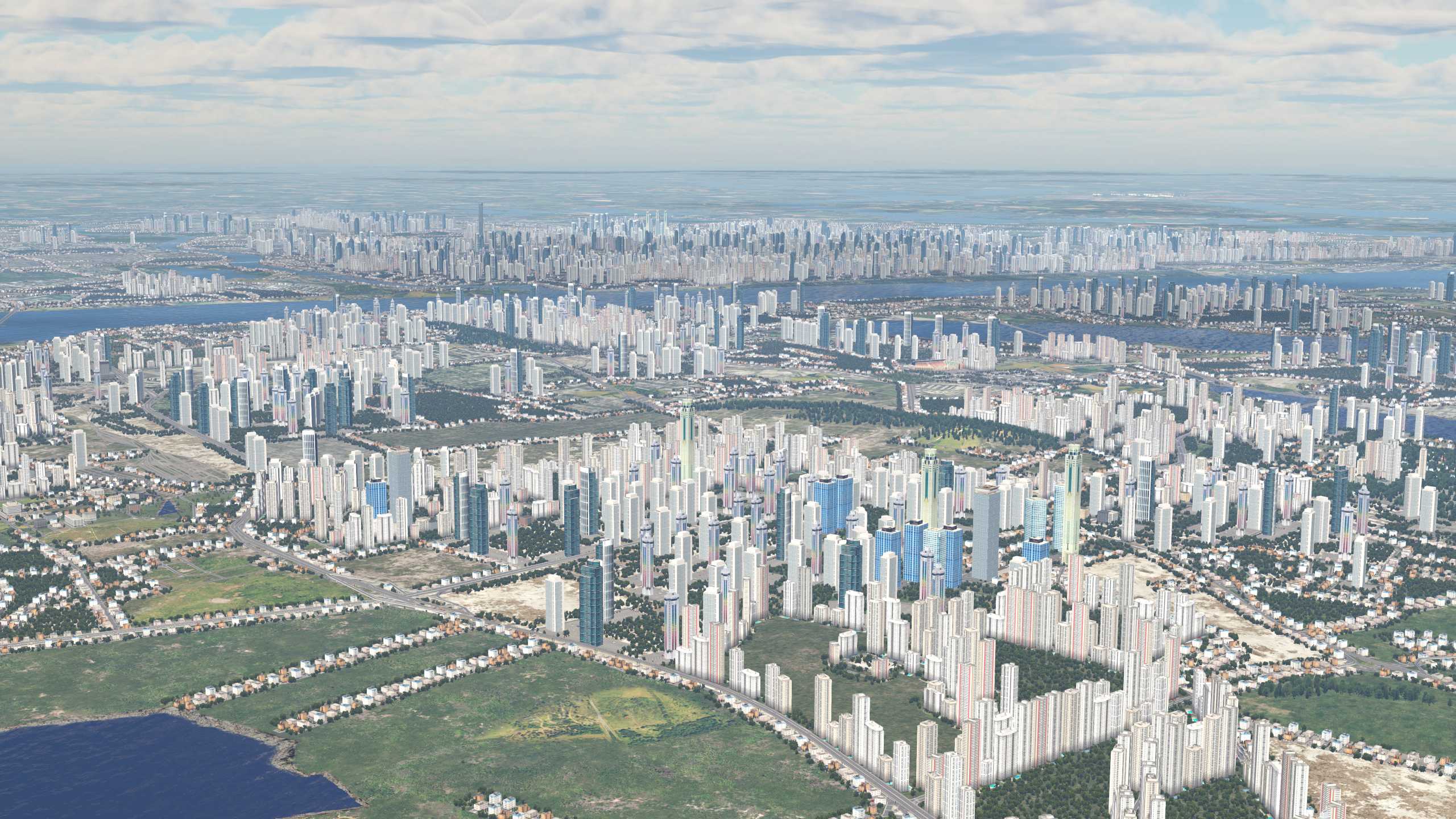 XP11 城市地景-----武汉市再次升级版-4337 