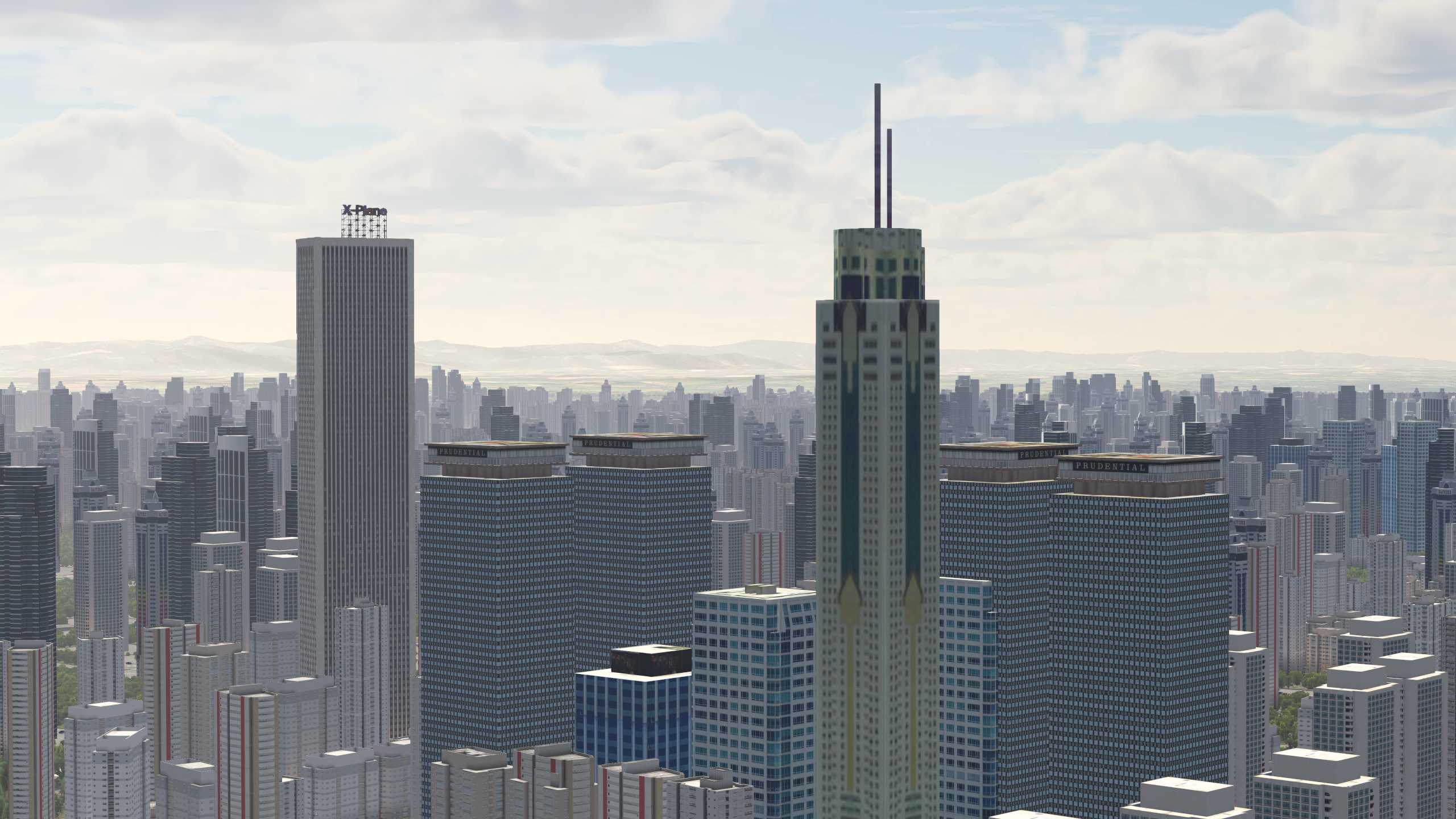 XP11 城市地景-----成都市再次升级效果-4911 