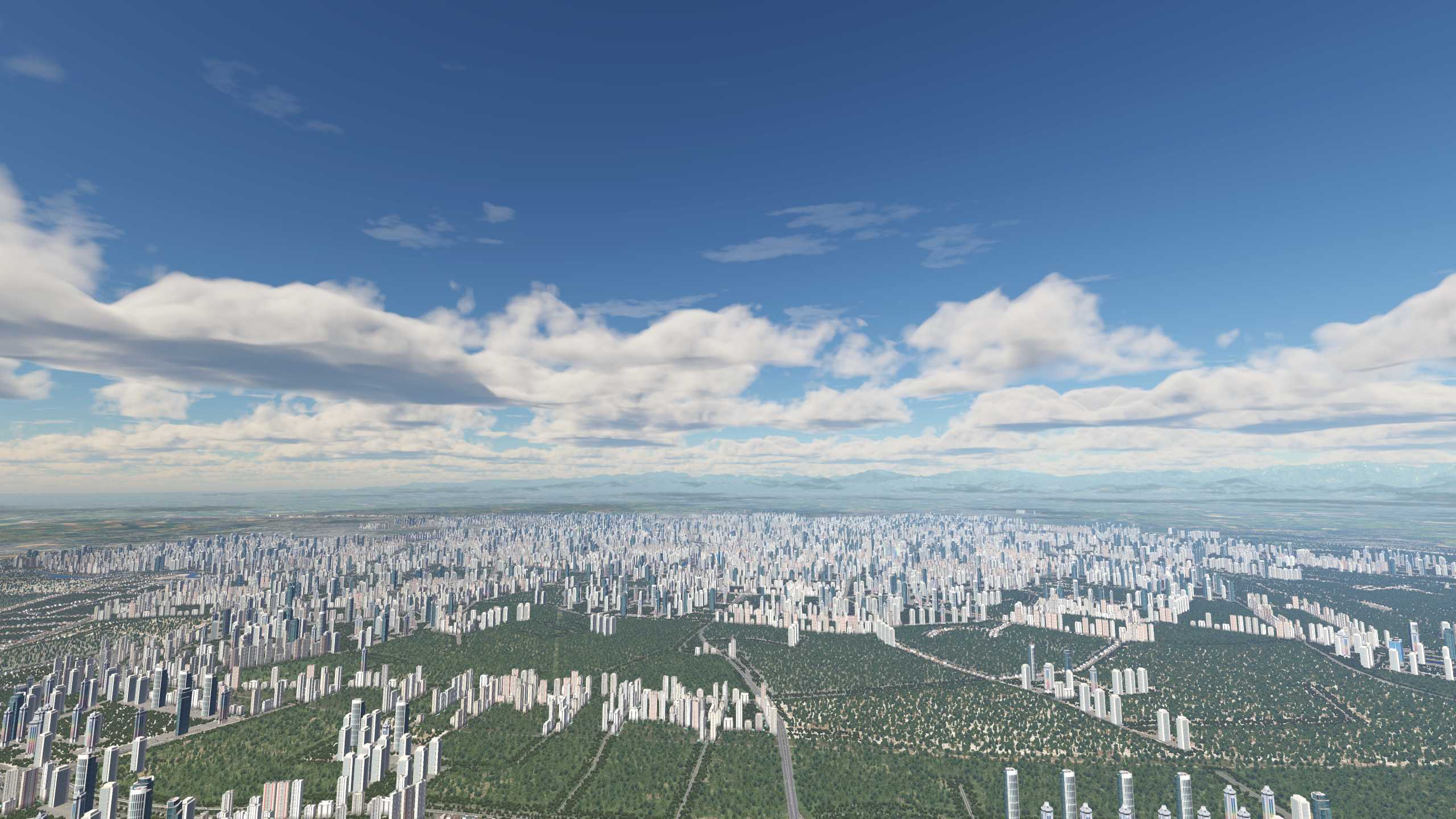 XP11 城市地景-----成都市再次升级效果-6836 