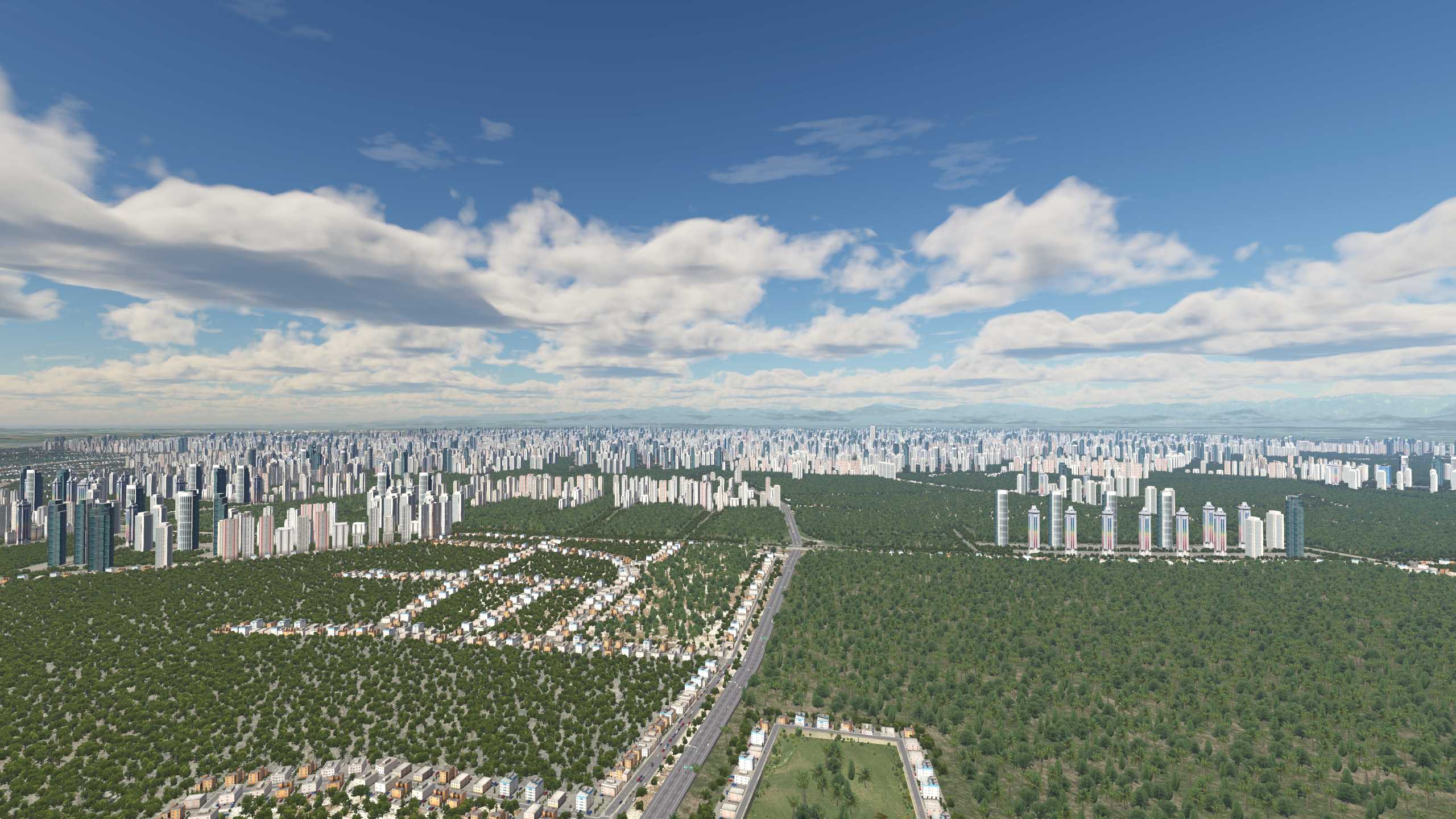 XP11 城市地景-----成都市再次升级效果-2067 