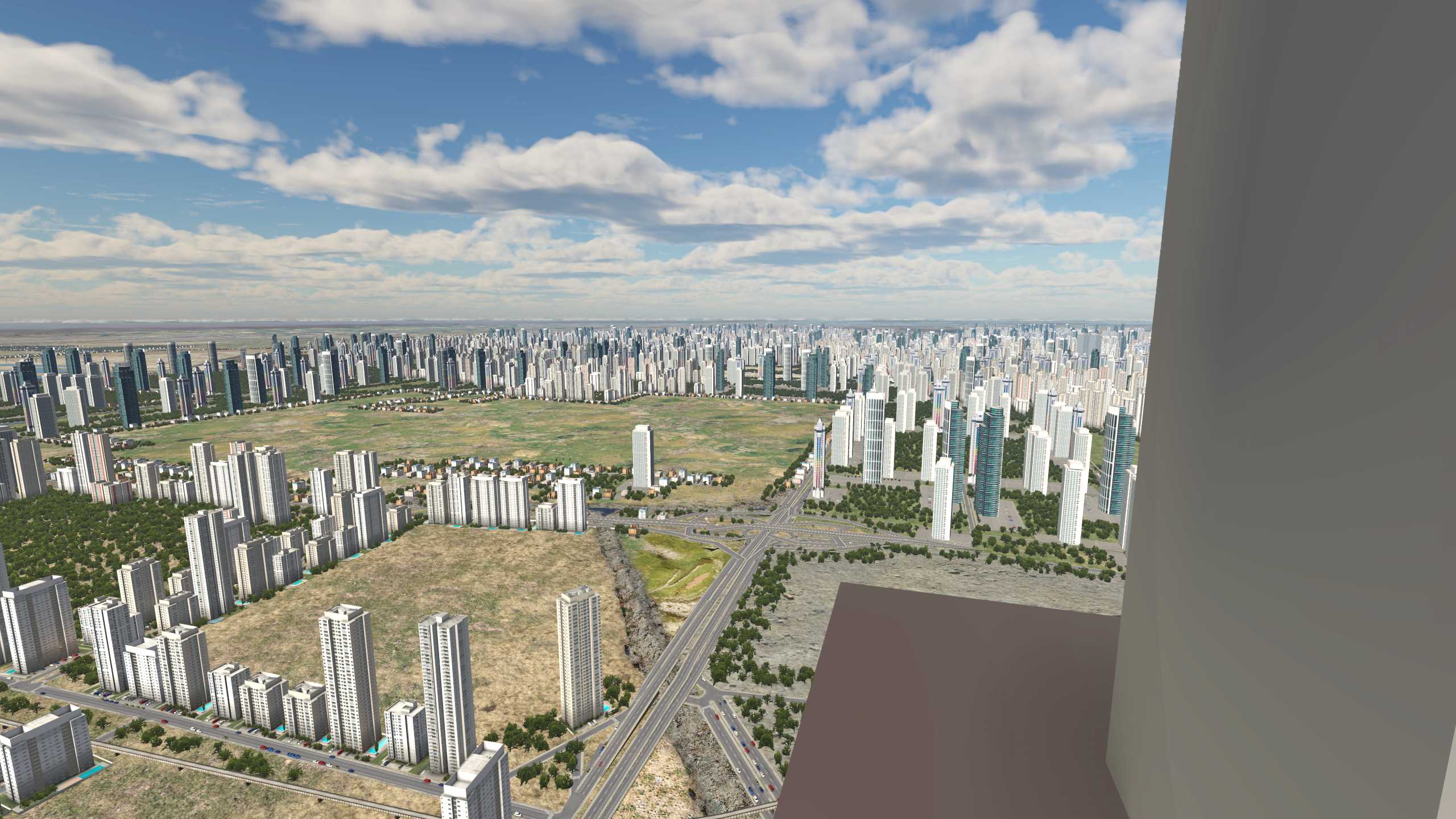 XP11 城市地景-----天津市效果-508 