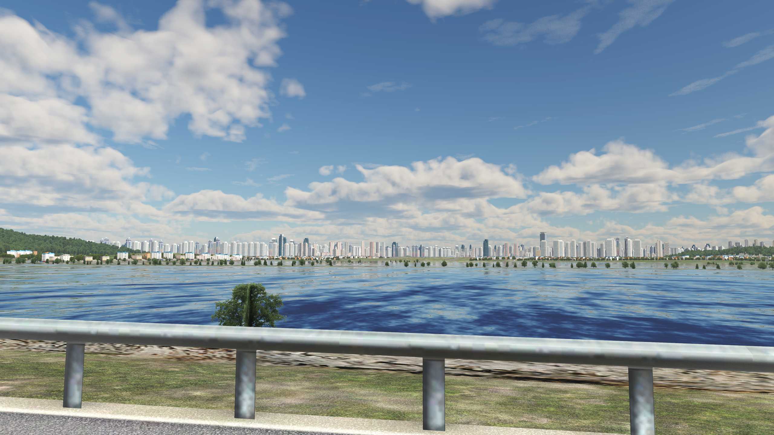 XP11 城市地景-----杭州市再次升级效果-2191 