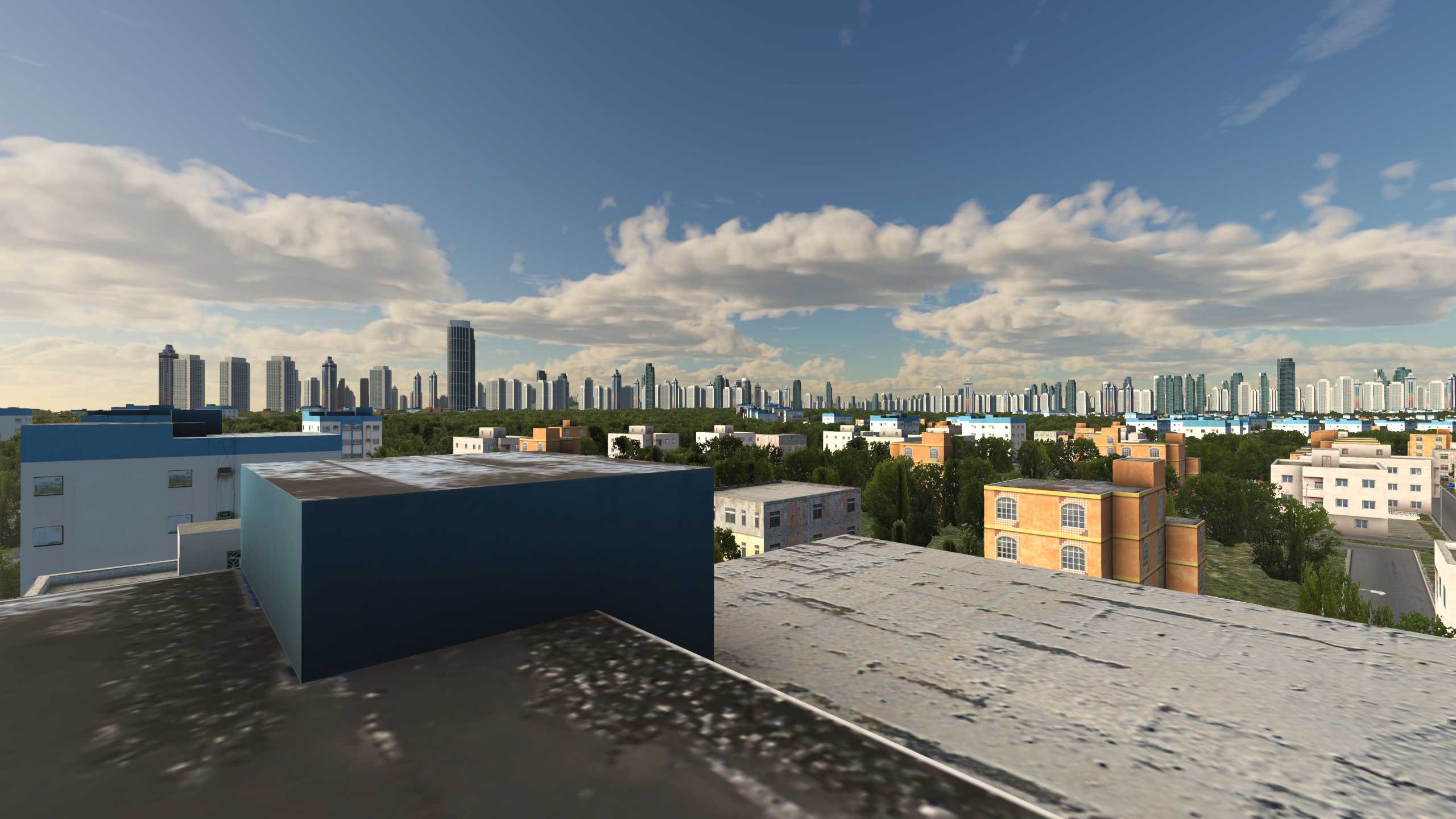 XP11 城市地景-----厦门市再次升级效果-553 