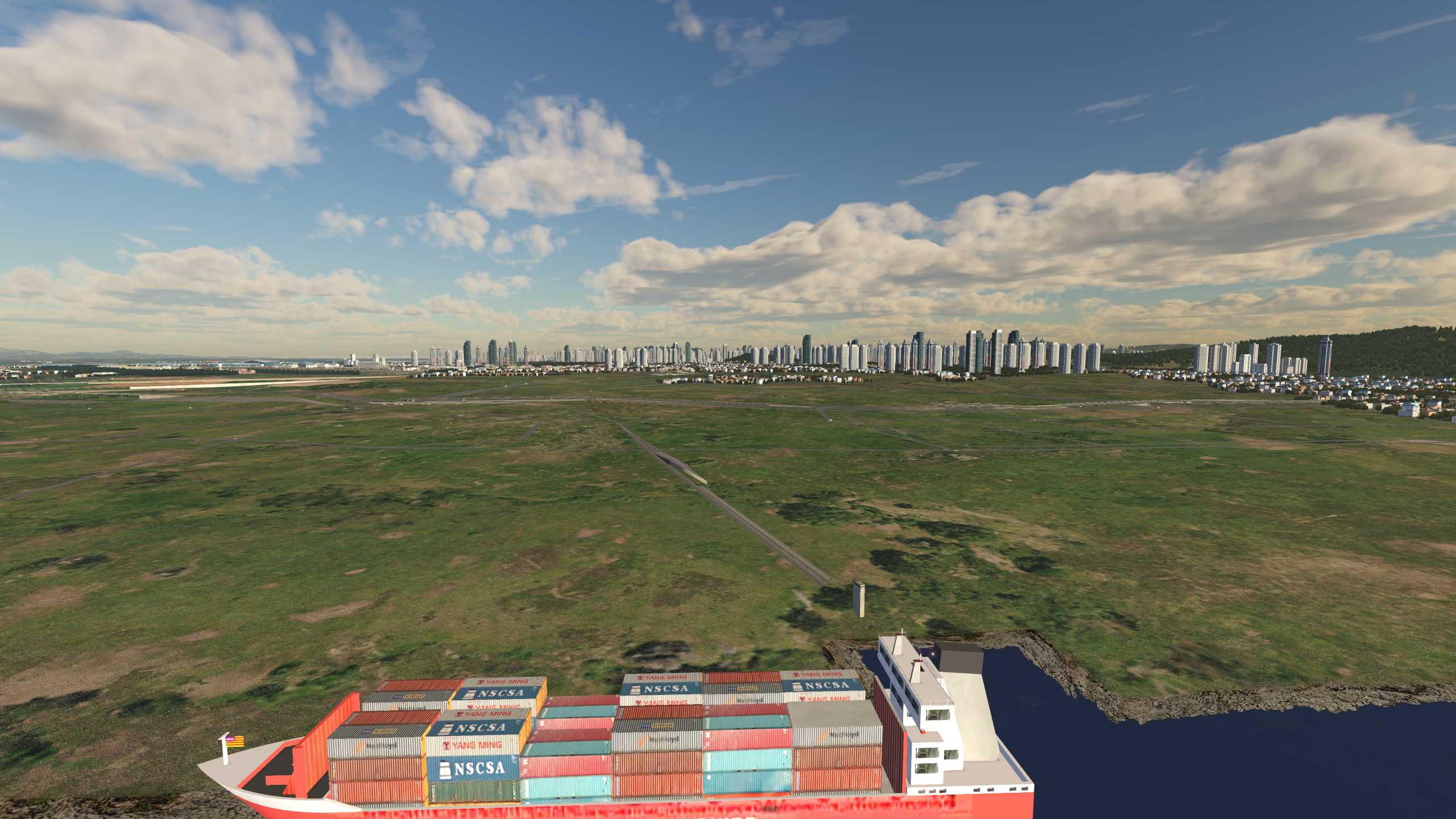 XP11 城市地景-----厦门市再次升级效果-2953 