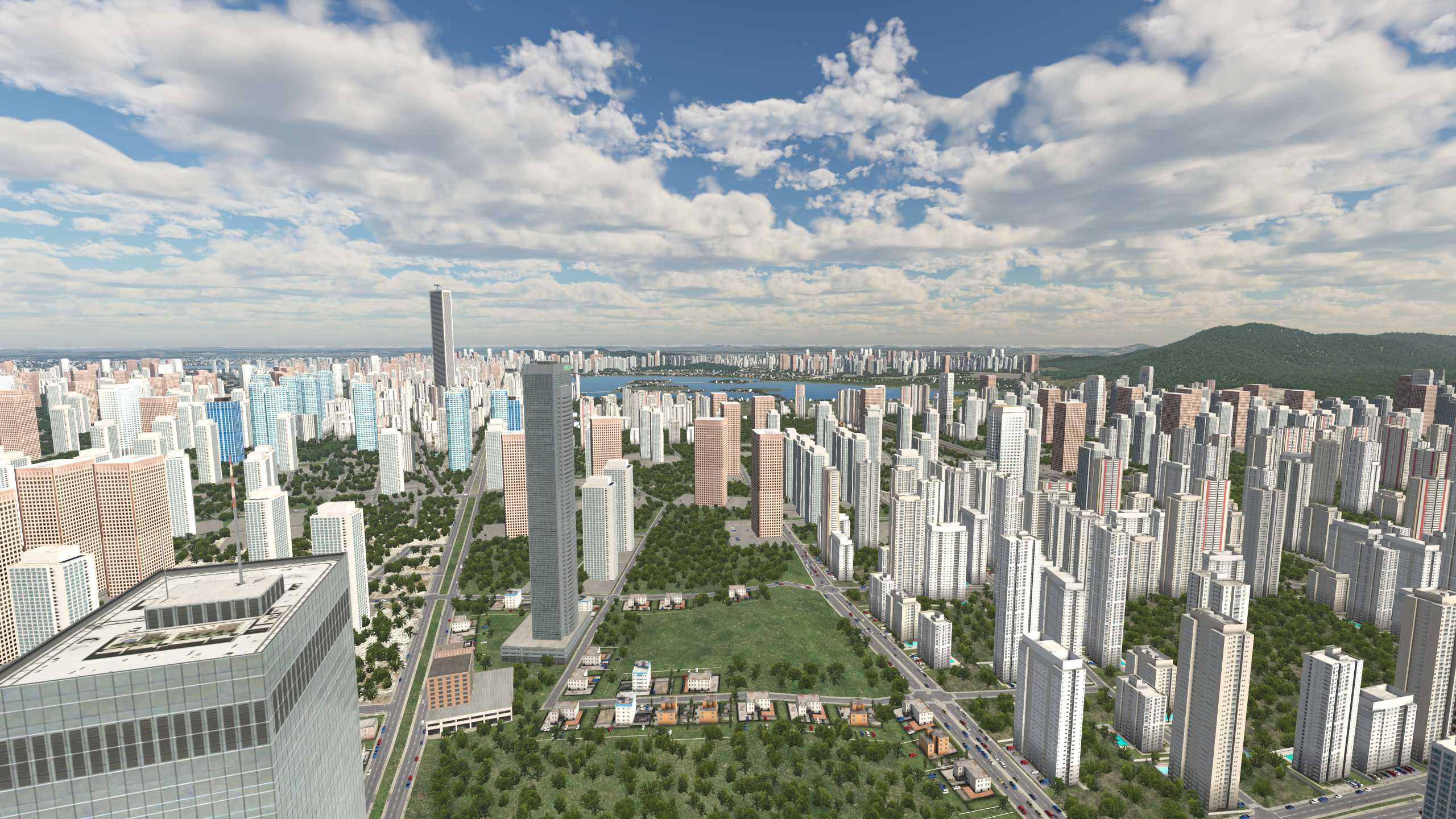 XP11 城市地景-----南京市升级效果（版本1）-4290 