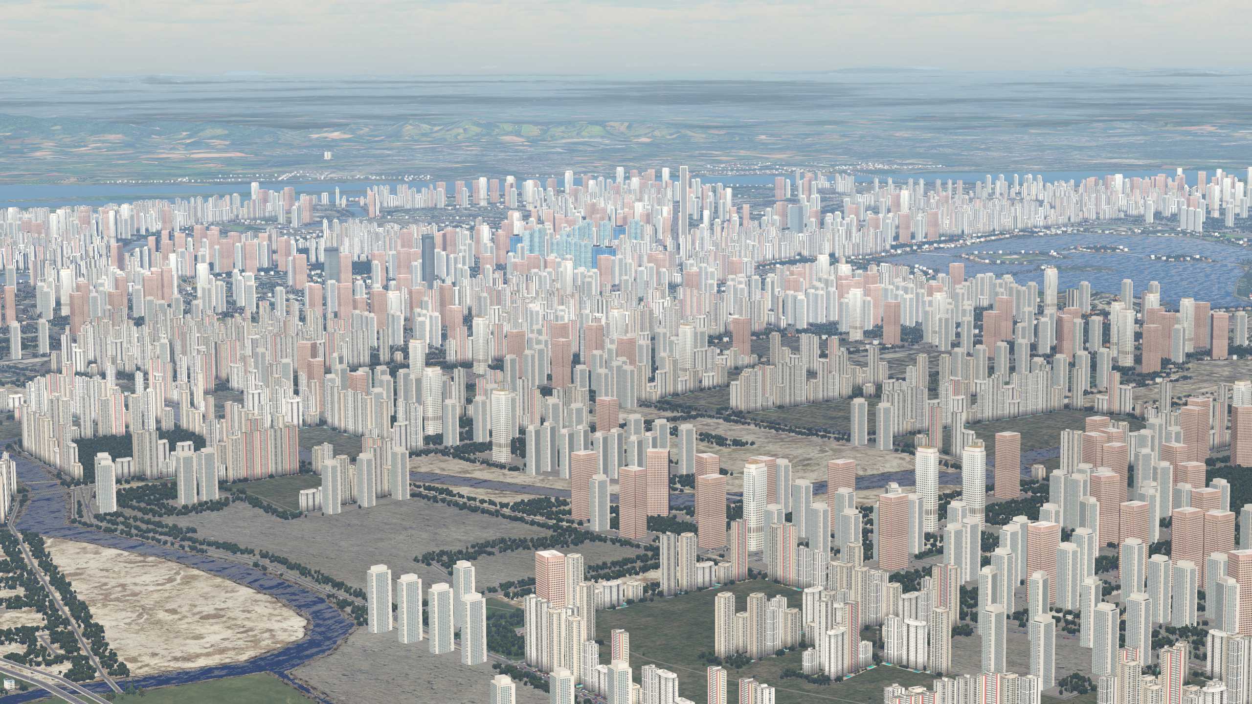 XP11 城市地景-----南京市升级效果（版本1）-2291 