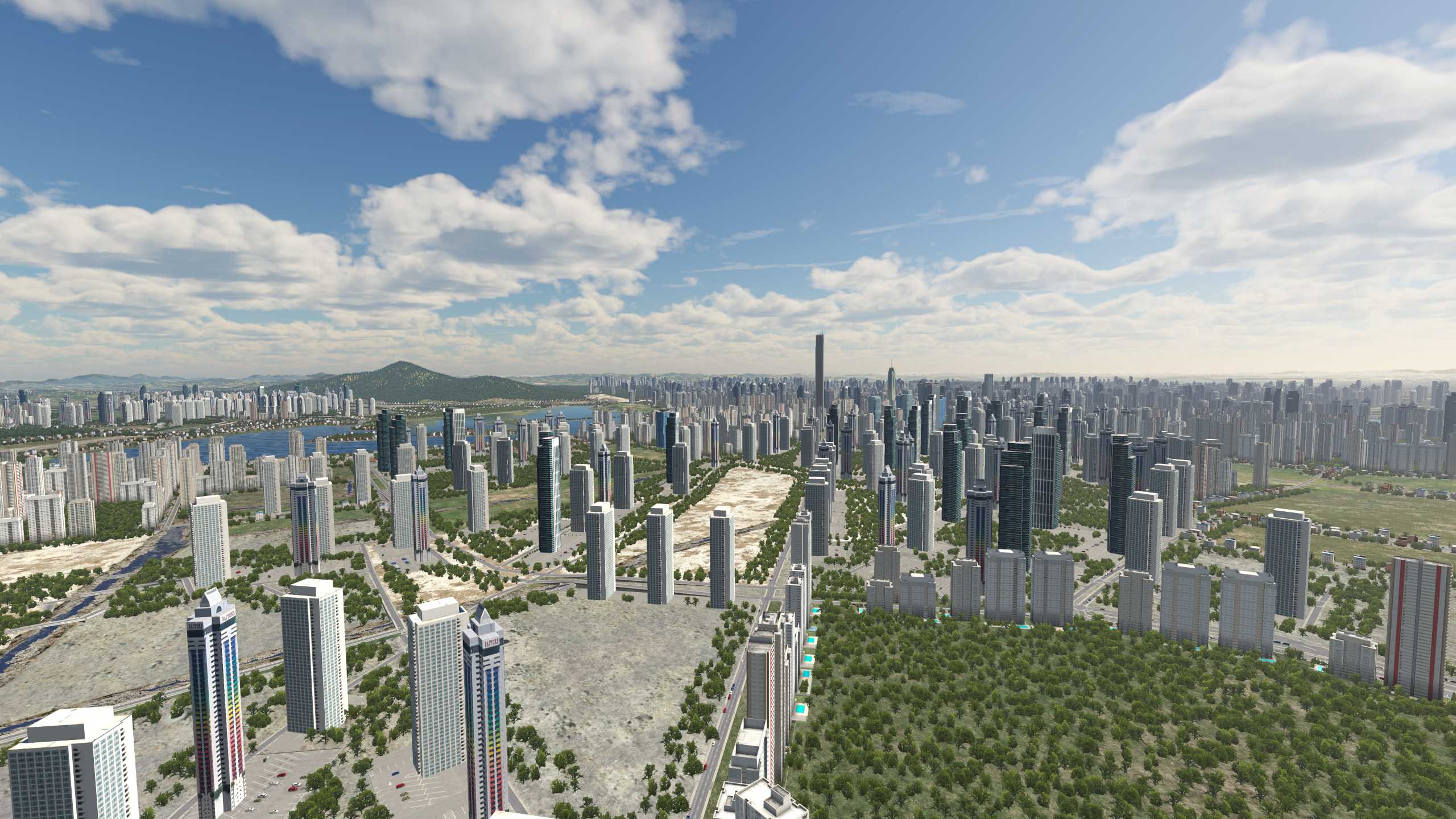 XP11 城市地景-----南京市升级效果（版本2）-8658 