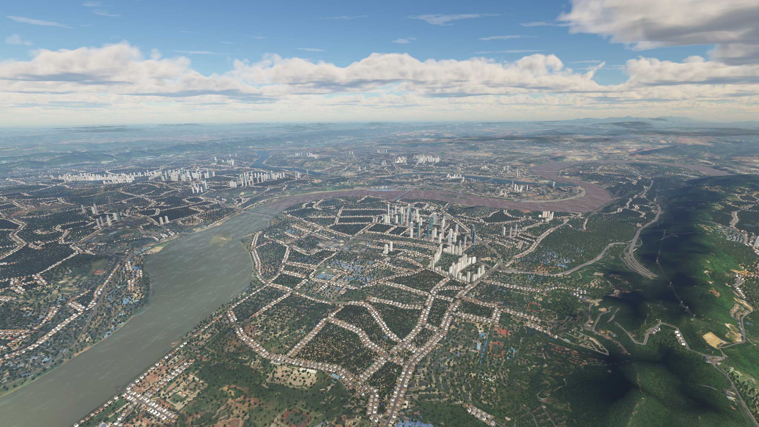 XP11 城市地景-----重庆效果-8801 