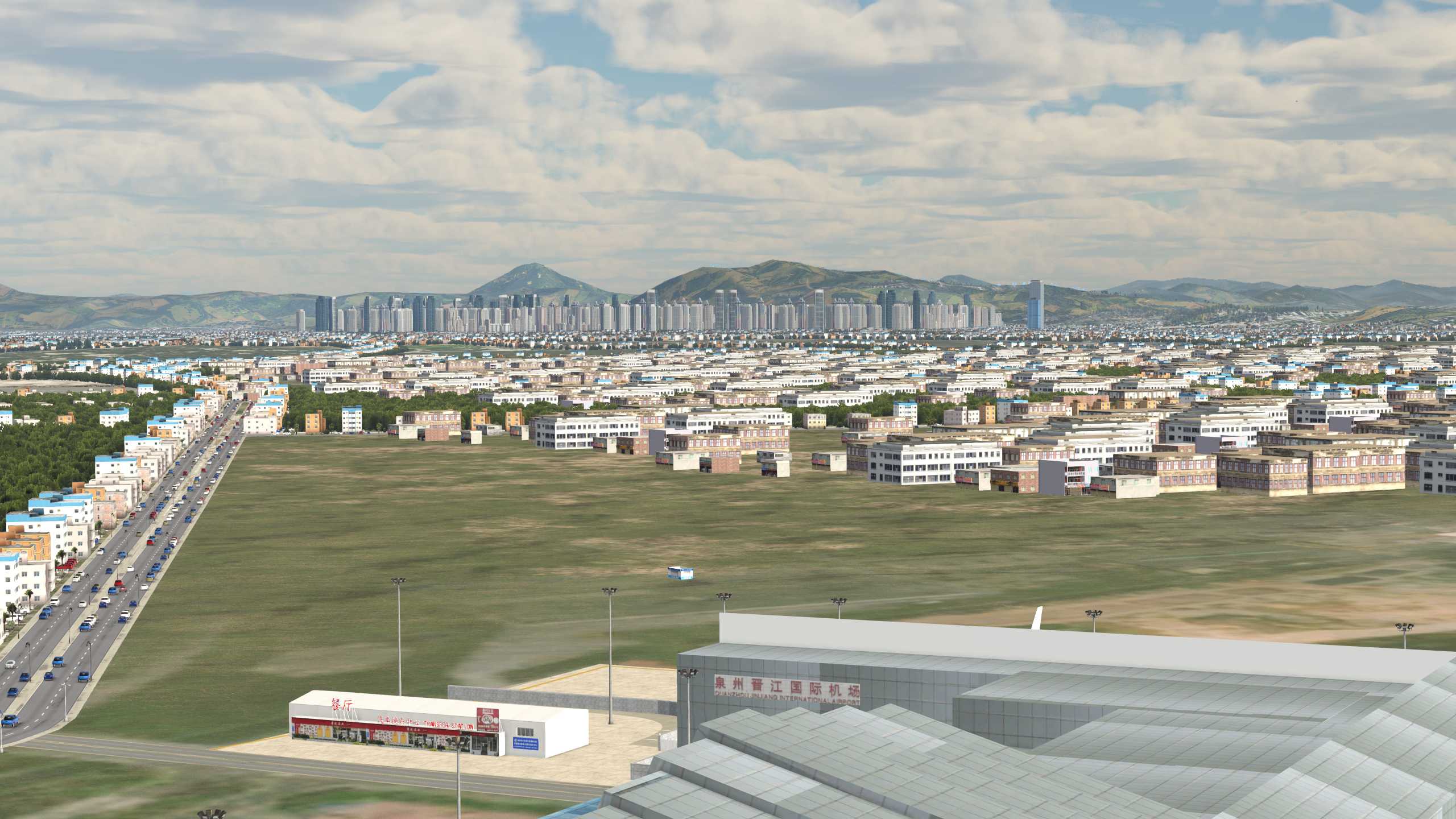 XP11 城市地景-----泉州效果-6886 