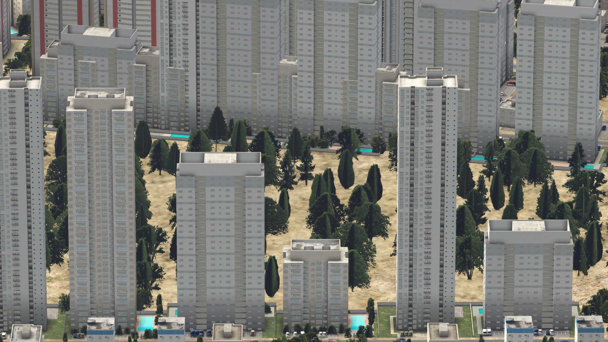 XP11 城市地景-----南昌效果-9293 