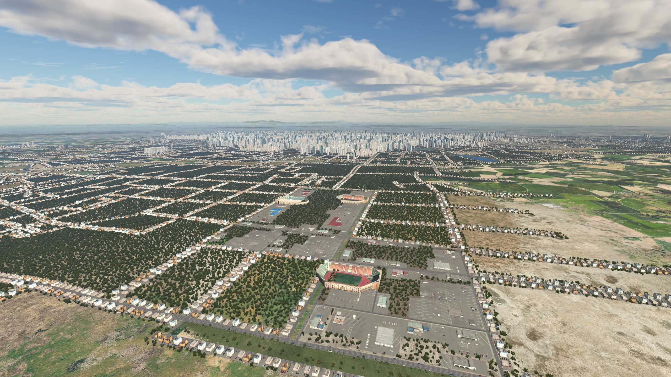 XP11 城市地景-----西安市升级效果-6002 