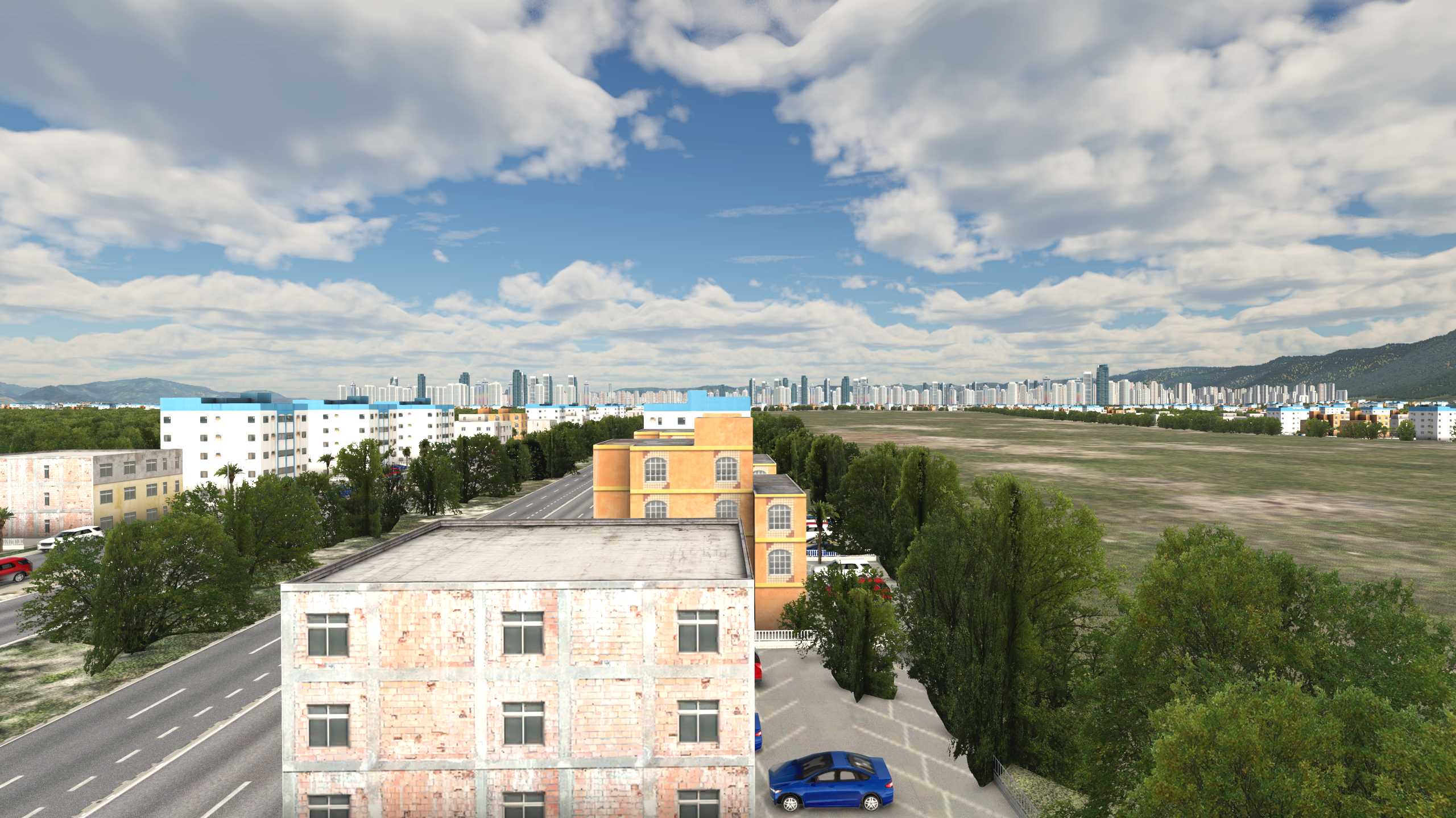 XP11 城市地景-----福州效果-8300 