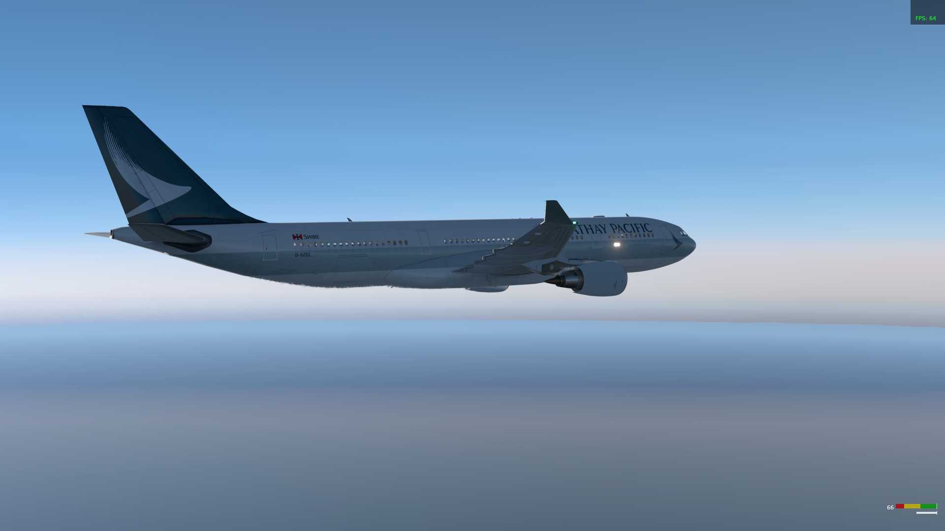 日常飞行A330-900 