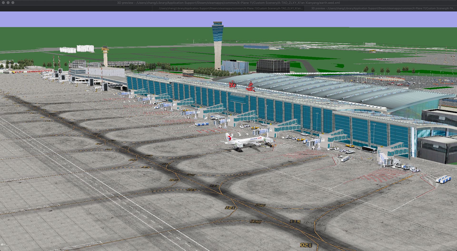 [首发]ZLXY XianyangIntl. for XP11项目进行中！-5210 