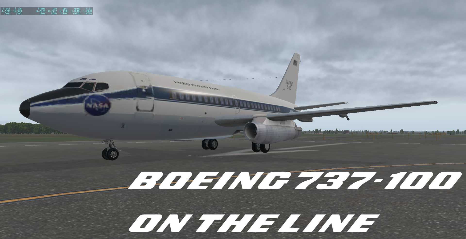 FlyJSim B737-100首飛-1057 