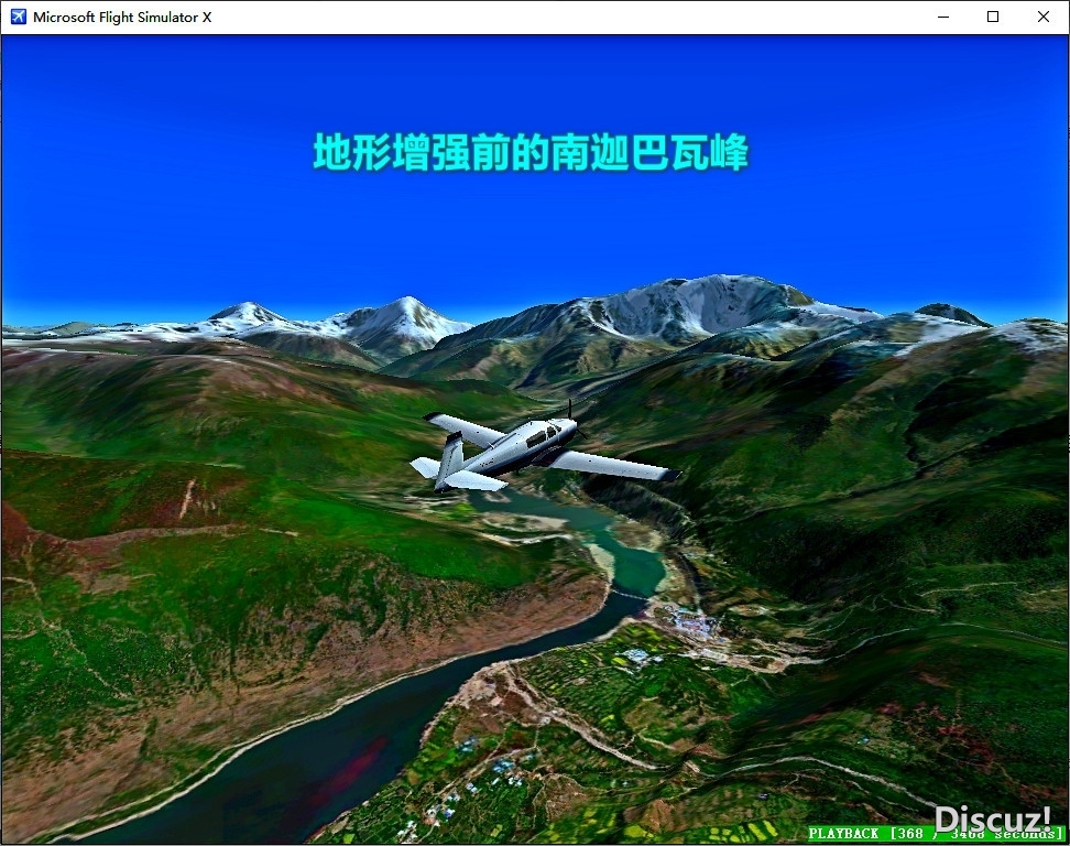 ★《喜马拉雅山脉卫星地景经纬版》FSX/P3D用-4346 