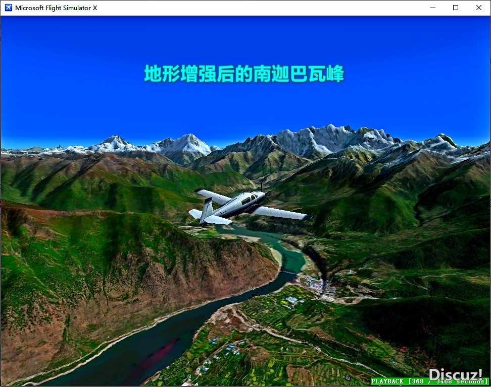 ★《喜马拉雅山脉卫星地景经纬版》FSX/P3D用-2758 