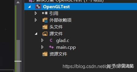 OpenGL 开发环境配置 Visual Studio + GLFW + GLAD-3971 