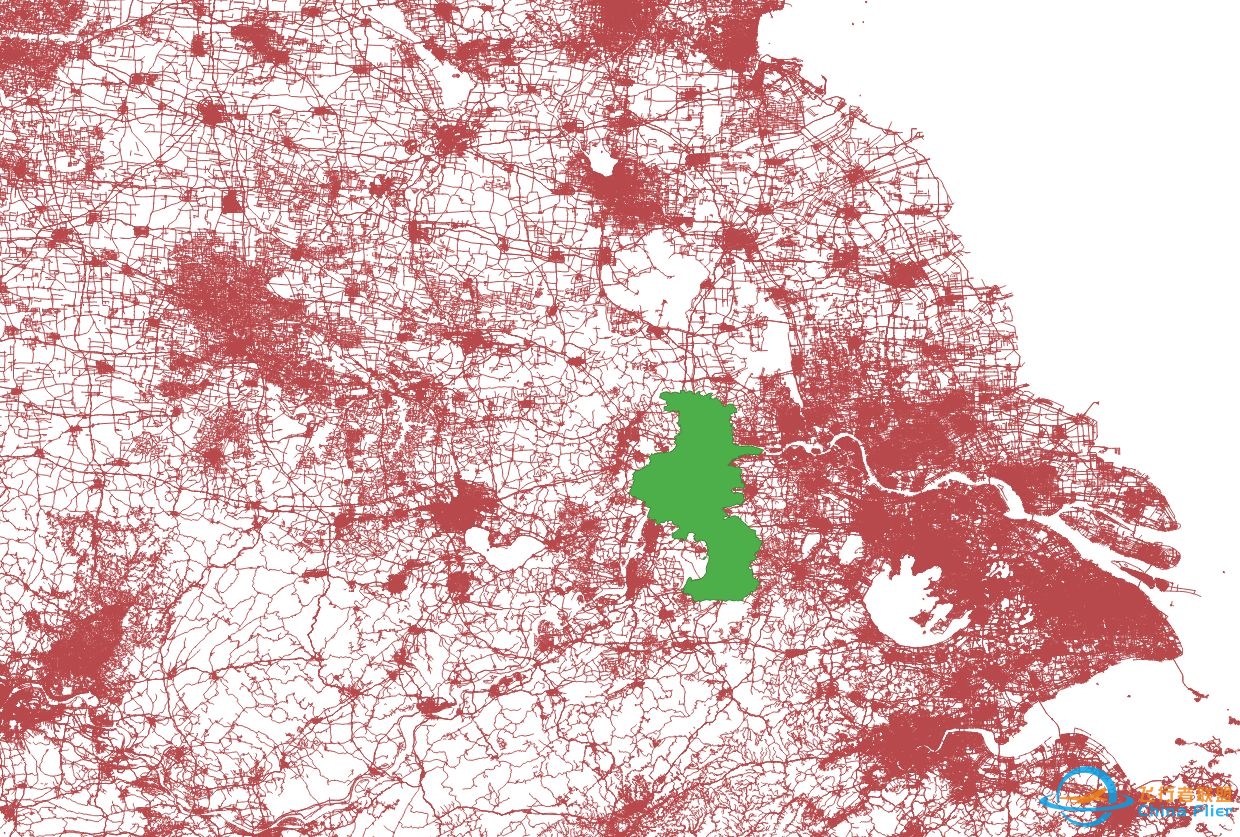 通过OpenStreetMap 和 QGIS 获取指定区域指定道路级别的 ...-5268 