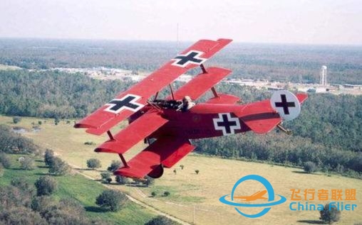 Fokker Dr.I三翼战斗机 红男爵-4518 